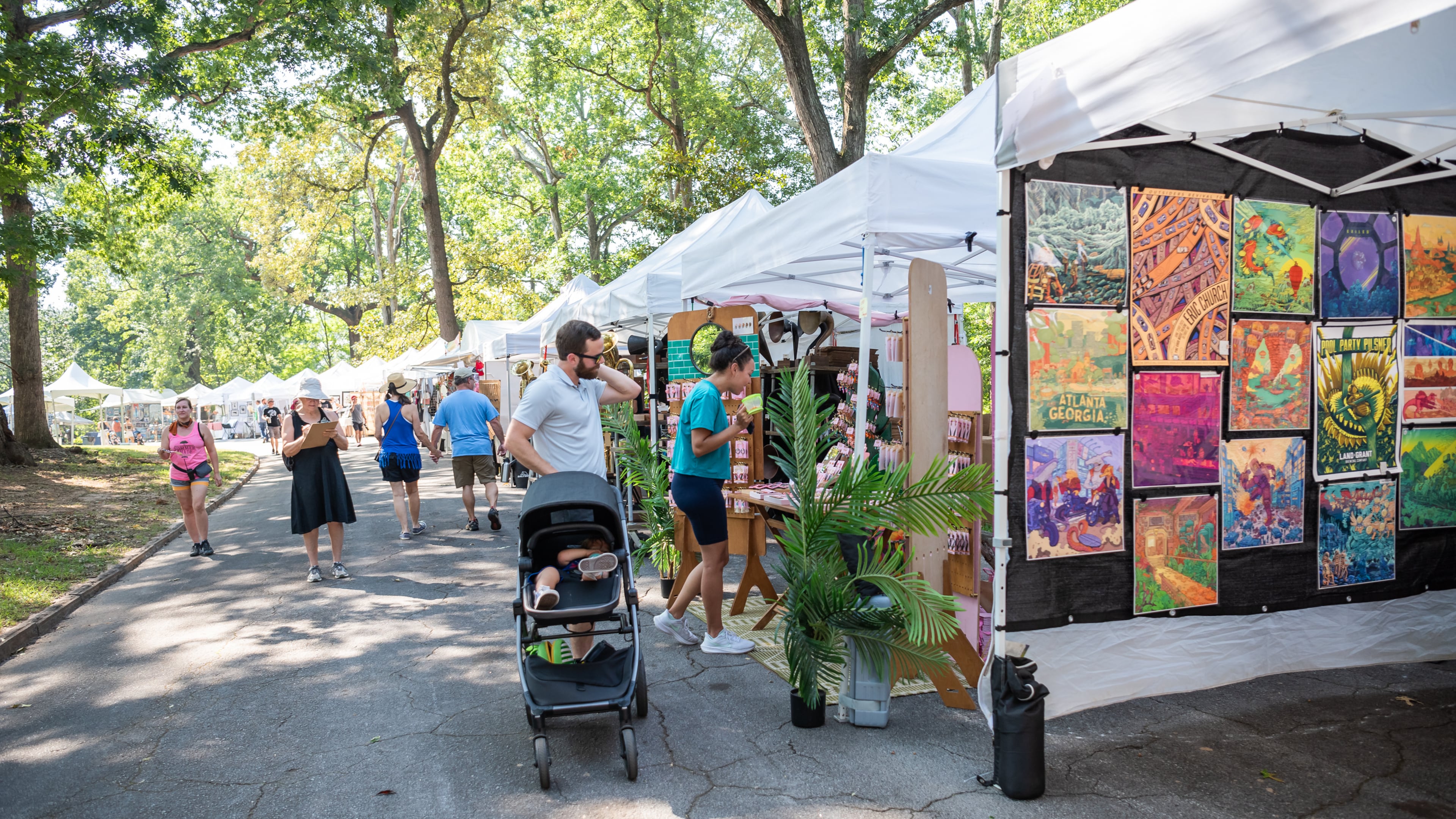 The Grant Park Conservancy Summer Shade Festival brings regional musicians, vendors, entertainers and a 5K race to Atlanta’s oldest park. (Courtesy of the Grant Park Conservancy)