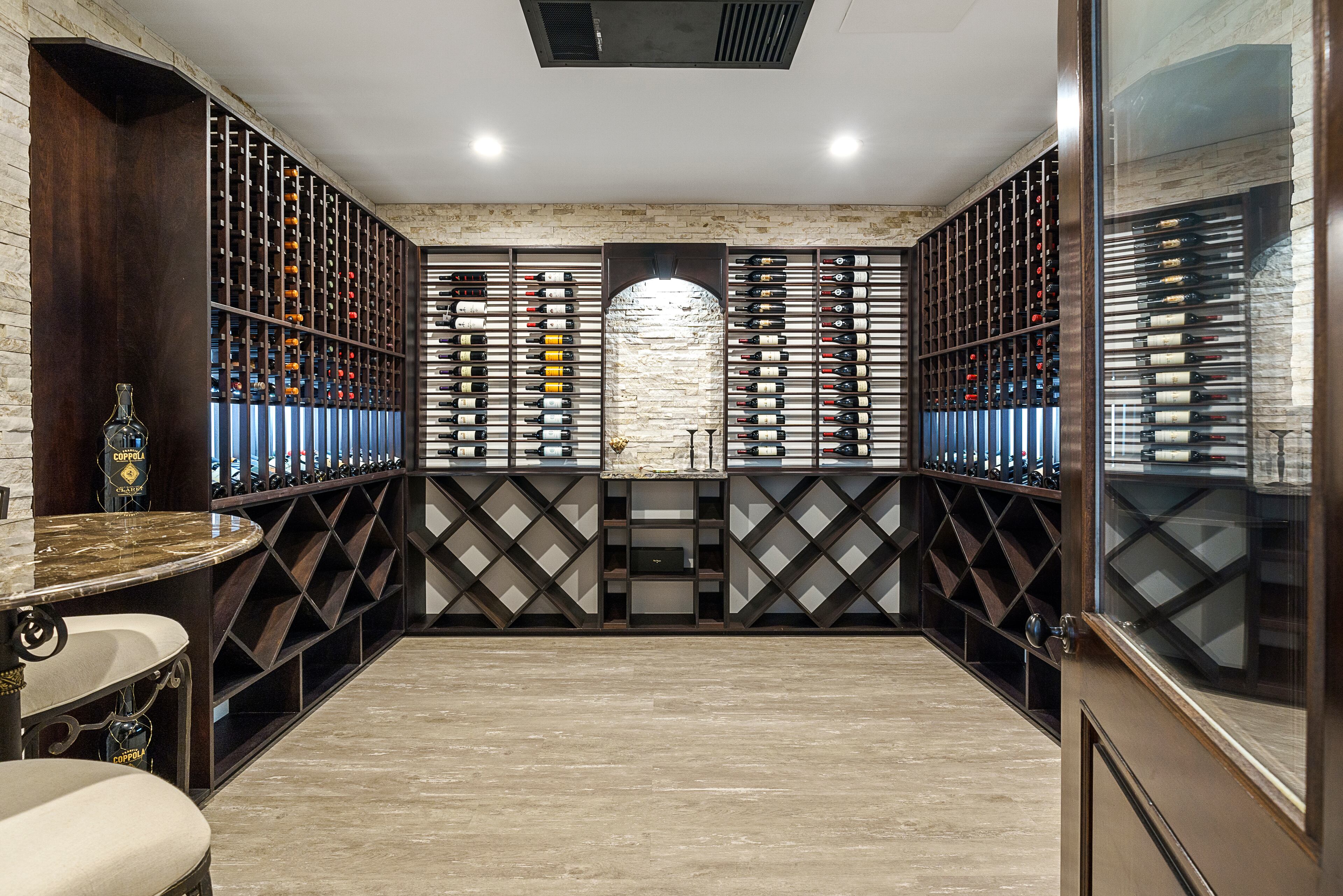 New wine cellar. Text by Coldwell Banker Real Estate