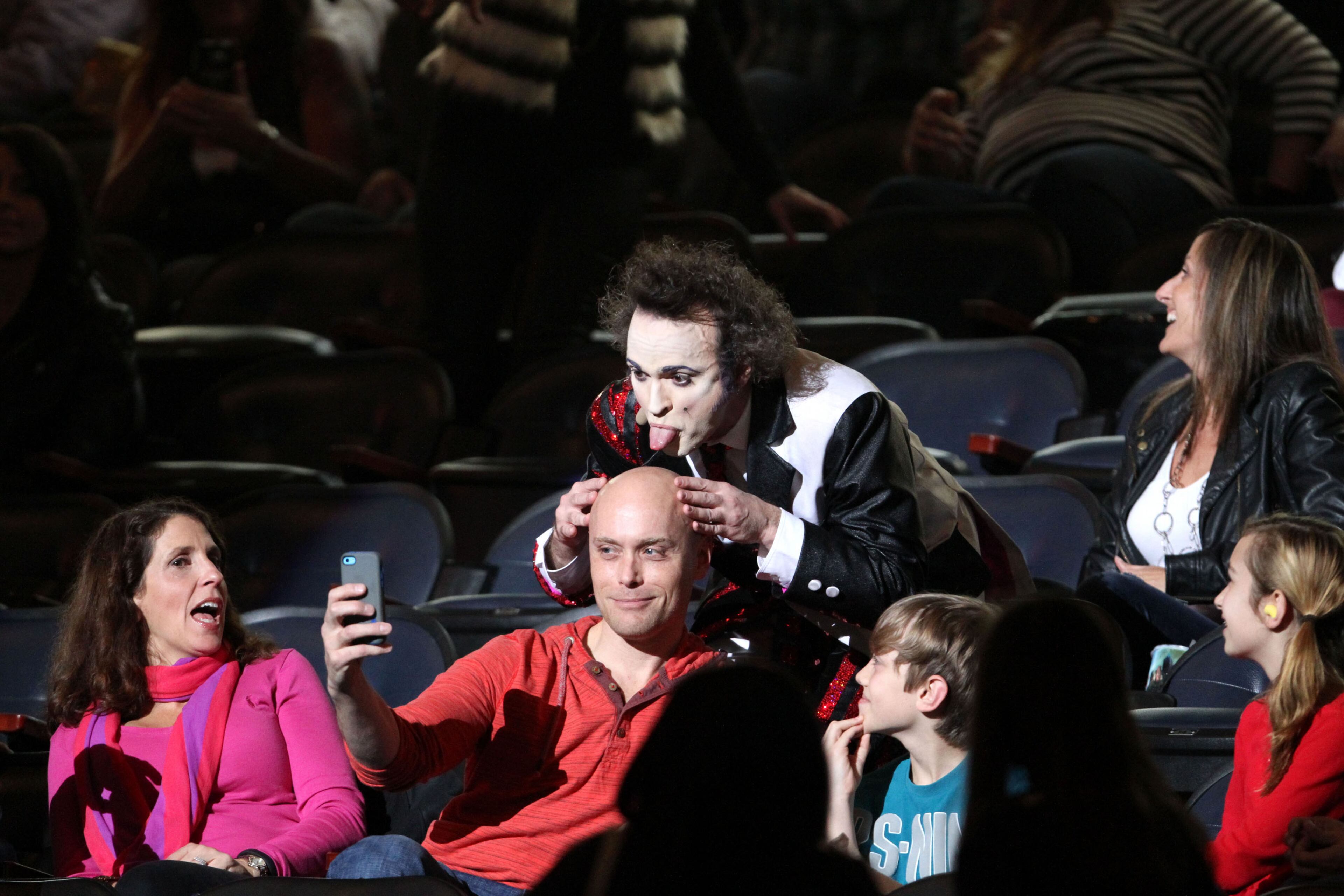 Prior to Pink taking the stage, several circus performer-types circulated through the crowd interacting with fans. Pink performs to a sold out crowd Saturday night at Philips Arena, on her The Truth about Love Tour. Swedish rockers The Hives opened up this last show of the current tour. Robb D. Cohen / www.RobbsPhotos.com