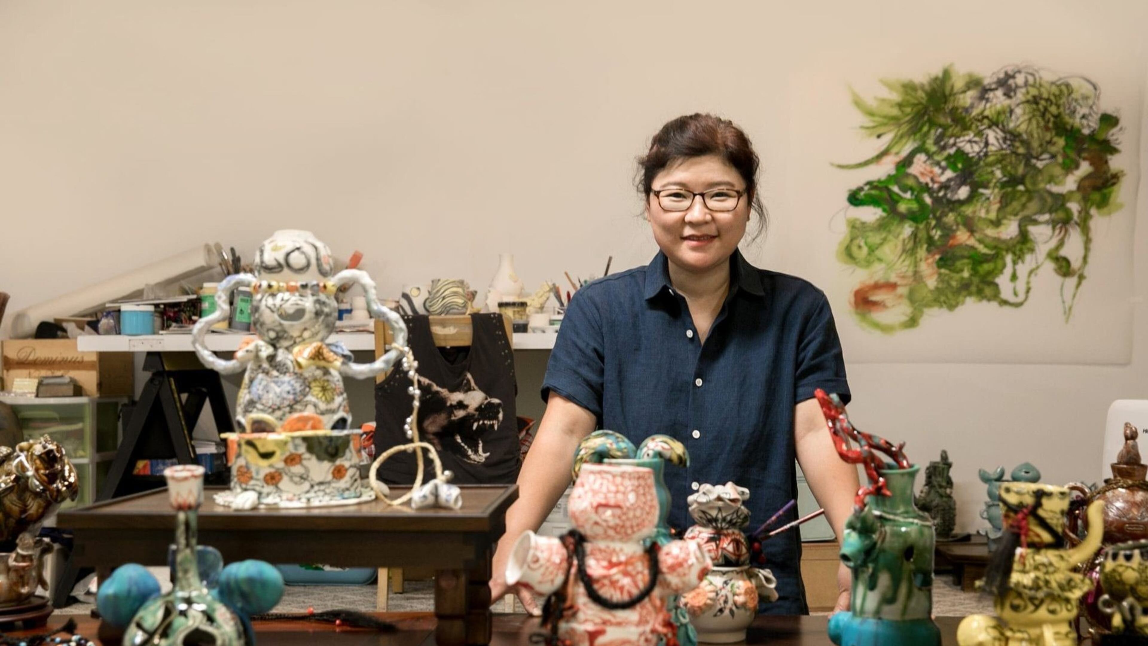 Jiha Moon, an Atlanta visual artist who works in ceramics, paint, fabric and other media, is the honorary chair of Art Crush, the yearly fundraiser for the nonprofit arts publication Burnaway. Art Crush takes place Saturday, Feb. 16. CONTRIBUTED: BURNAWAY
