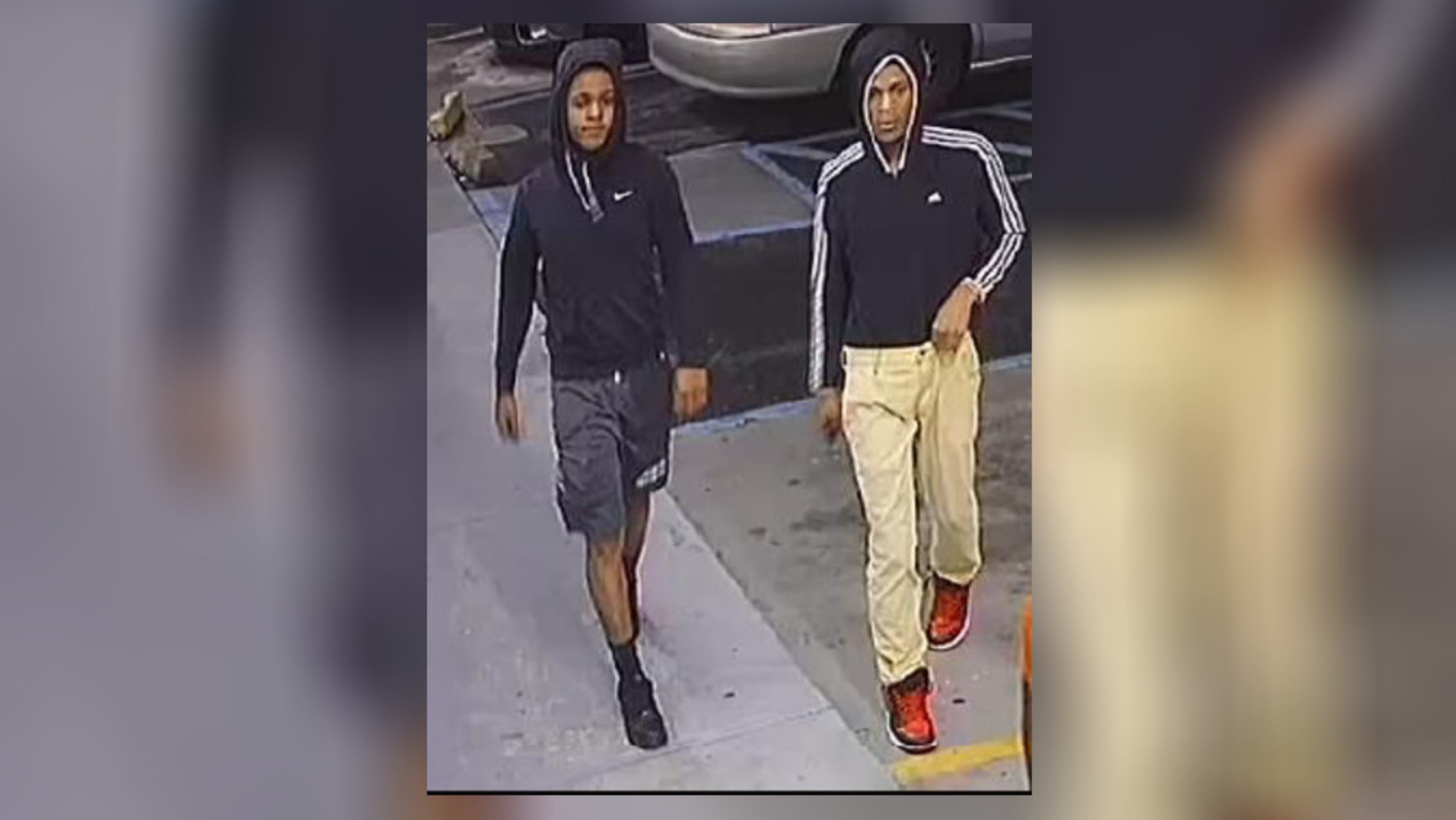 Kenneth and Deontae Robinson were arrested on aggravated assault and armed robbery charges. (Credit: Gwinnett County Police Department)