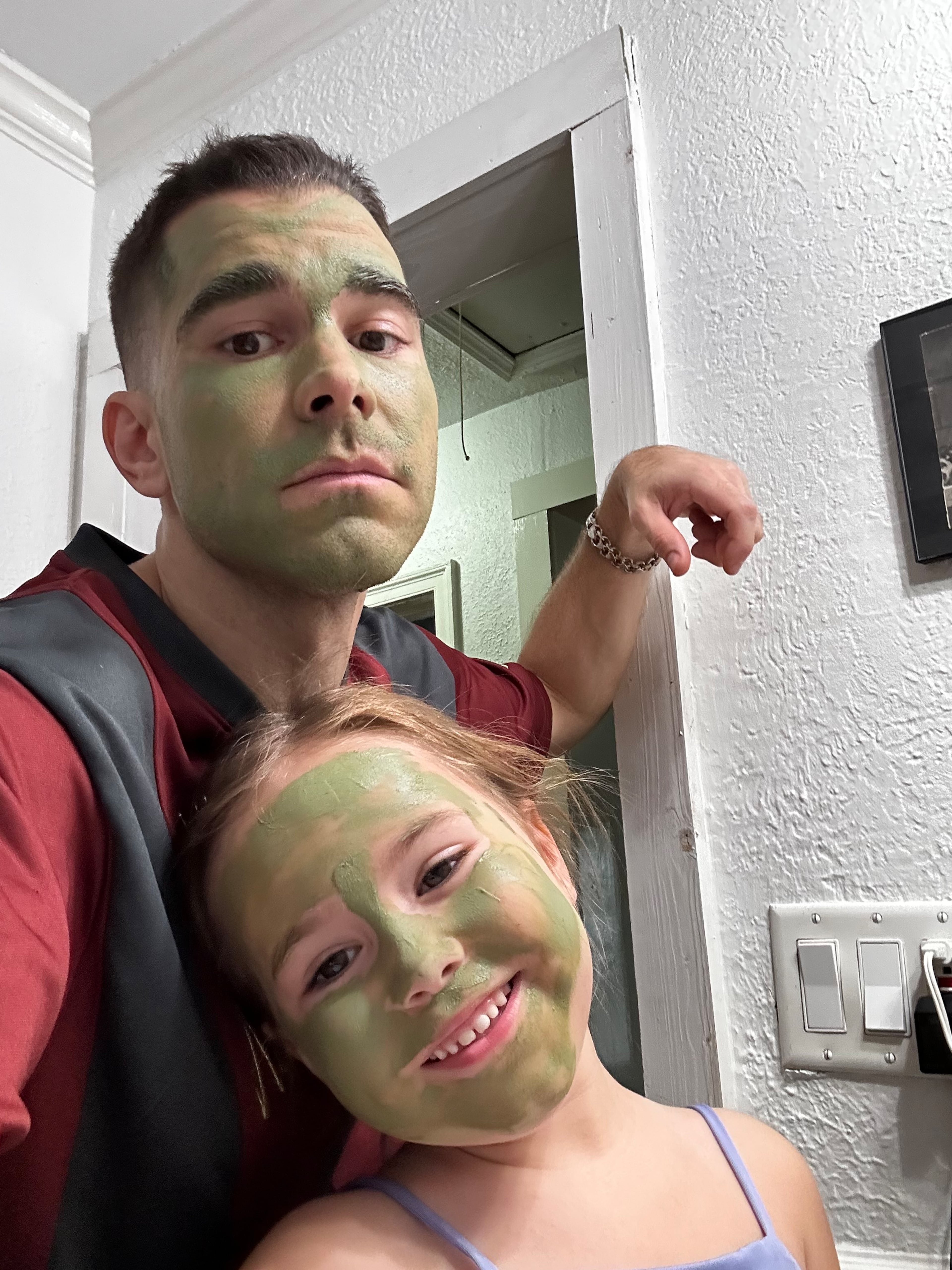 Truett Dietz with his daughter Ellery. As a single dad, he says he has to do a "balancing act," inhabiting traditionally masculine and feminine parental roles. (Courtesy of Truett Dietz)