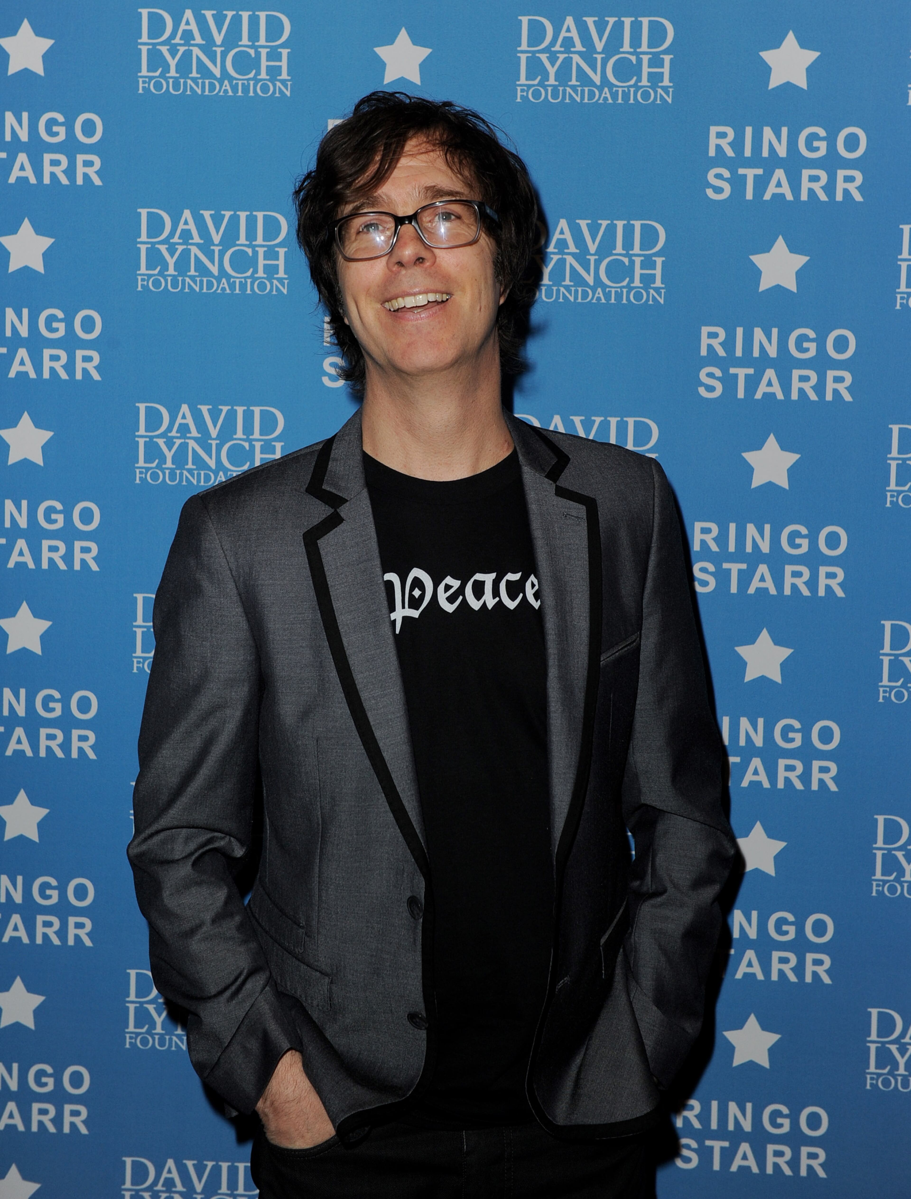 Musician Ben Folds arrives at the David Lynch Foundation's benefit honoring Ringo Starr with the "Lifetime of Peace & Love" award at the El Rey Theatre on January 20, 2014 in Los Angeles, California.