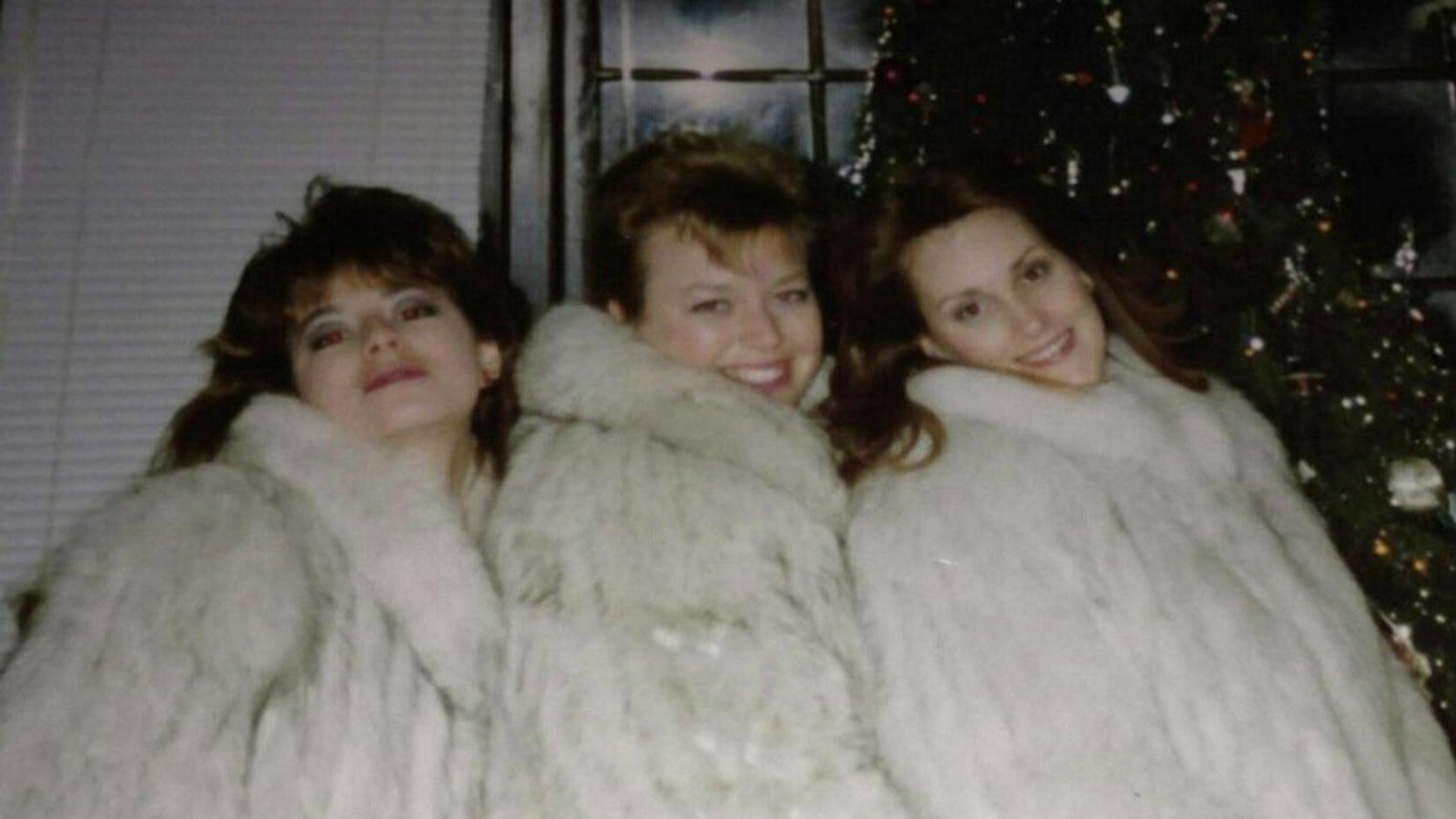Merri Brantley (center) glams it up at Christmas in 1984, in a photo of the Brantley sisters, Sandra Brantley Creighton on the left and Beverley Brantley Goethe on the right. Merri worked at the state Capitol many years and knew how to get things done in style.