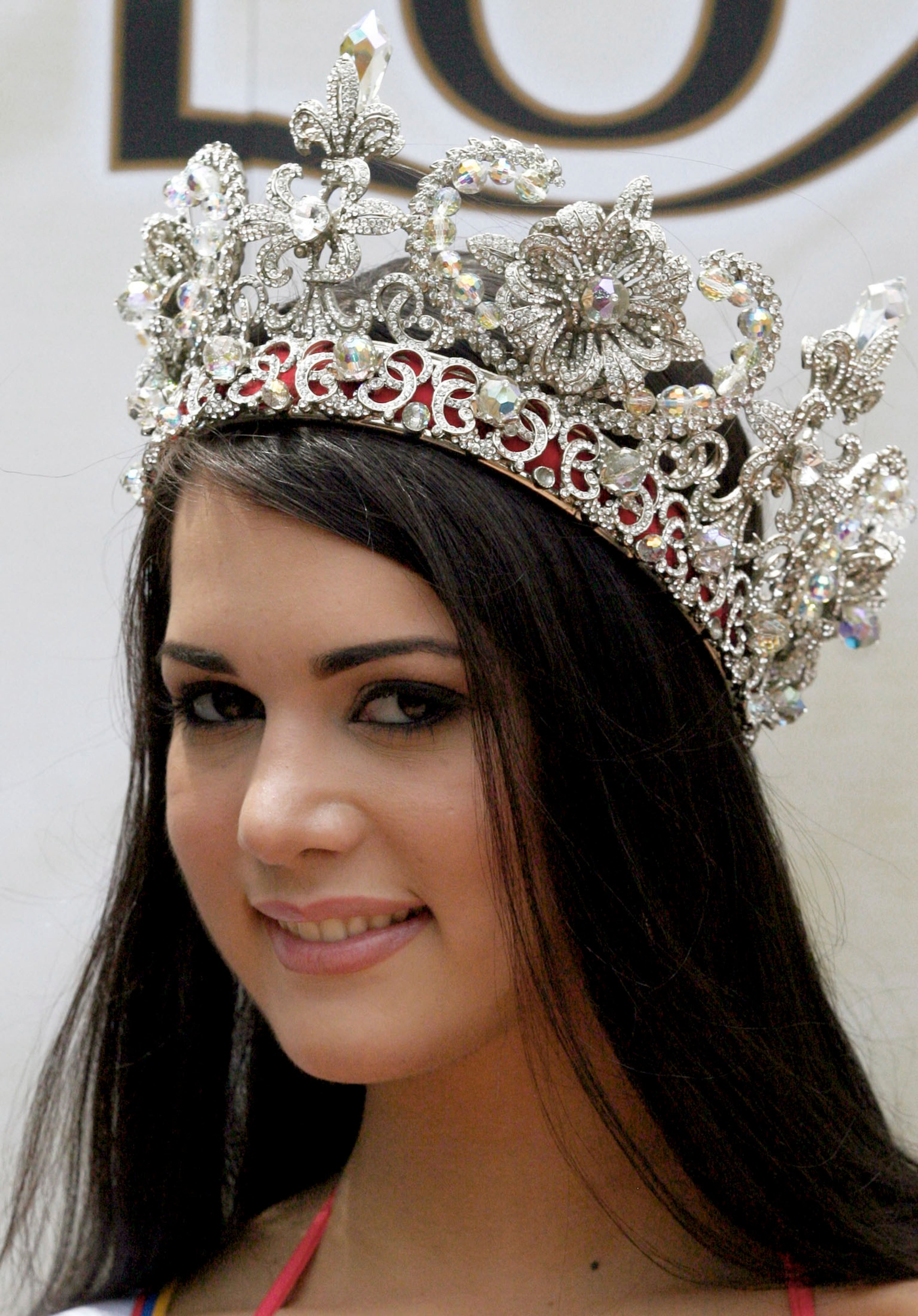 Miss Venezuela Monica Spear smiles during her presentation to the media after the contest final in Caracas in this file picture taken Sept. 24, 2004. Spear, 29, and her husband Thomas Henry Berry, 49, were shot dead after an attempted robbery Jan. 6, 2014, according to police and local media.