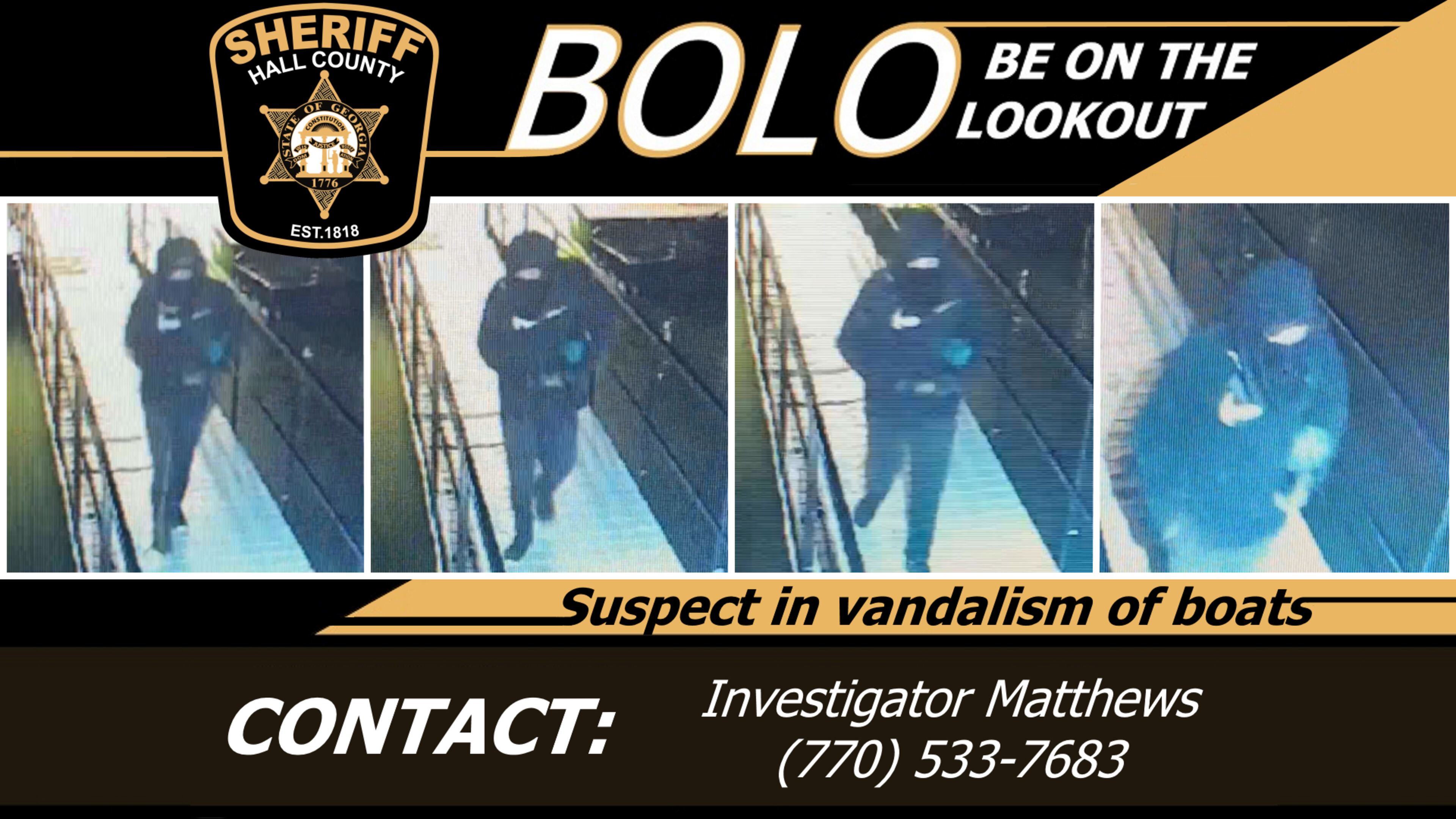 The Hall County Sheriff's Office is investigating a series of vandalized boats on Lake Lanier just before the holiday weekend.