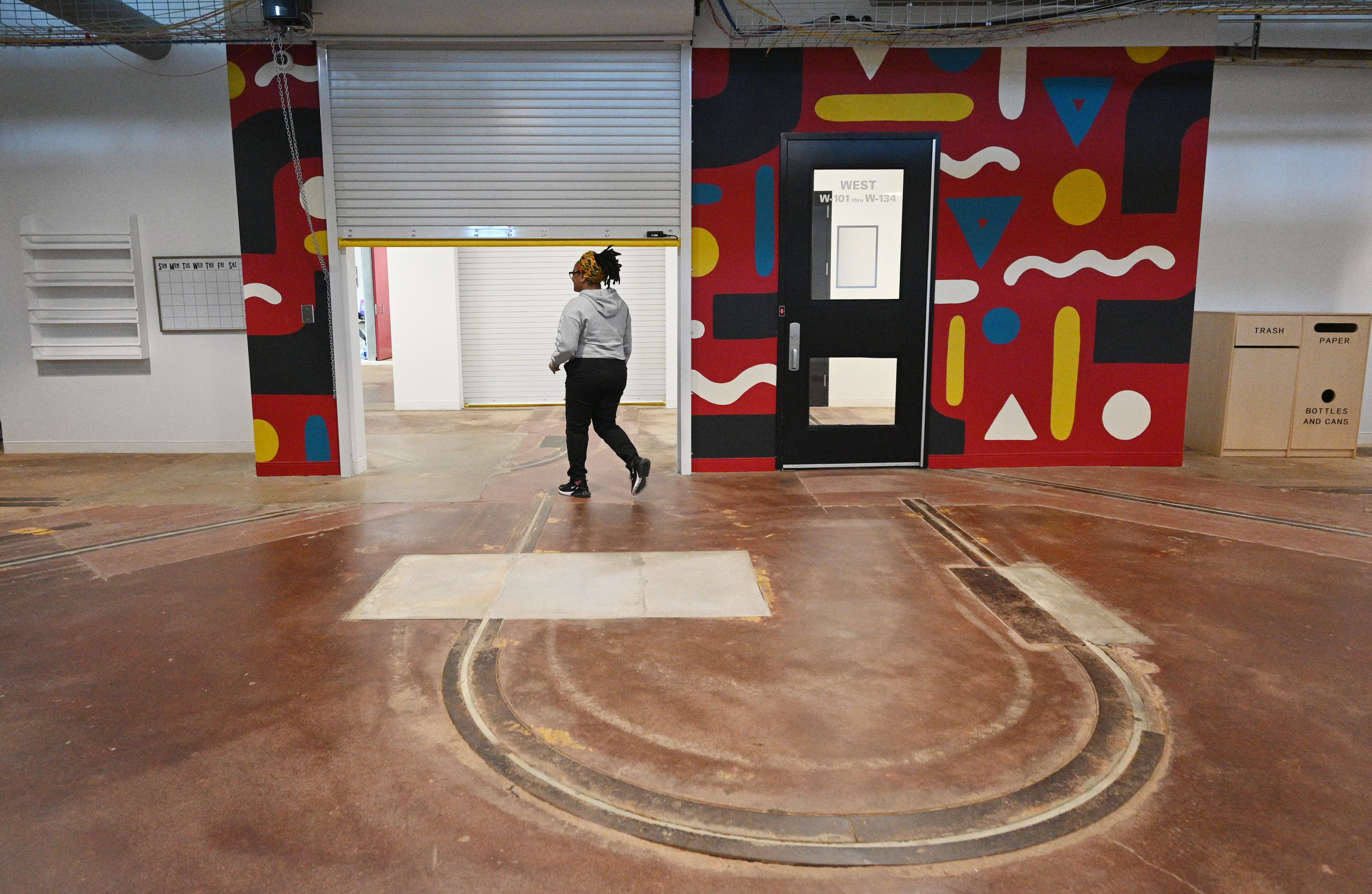 Interior of Pittsburgh Yards, a mixed-use development that spans 31 acres off University Avenue along the Beltline in southwest Atlanta, Tuesday, Jan. 24, 2023. (Hyosub Shin / Hyosub.Shin@ajc.com)
