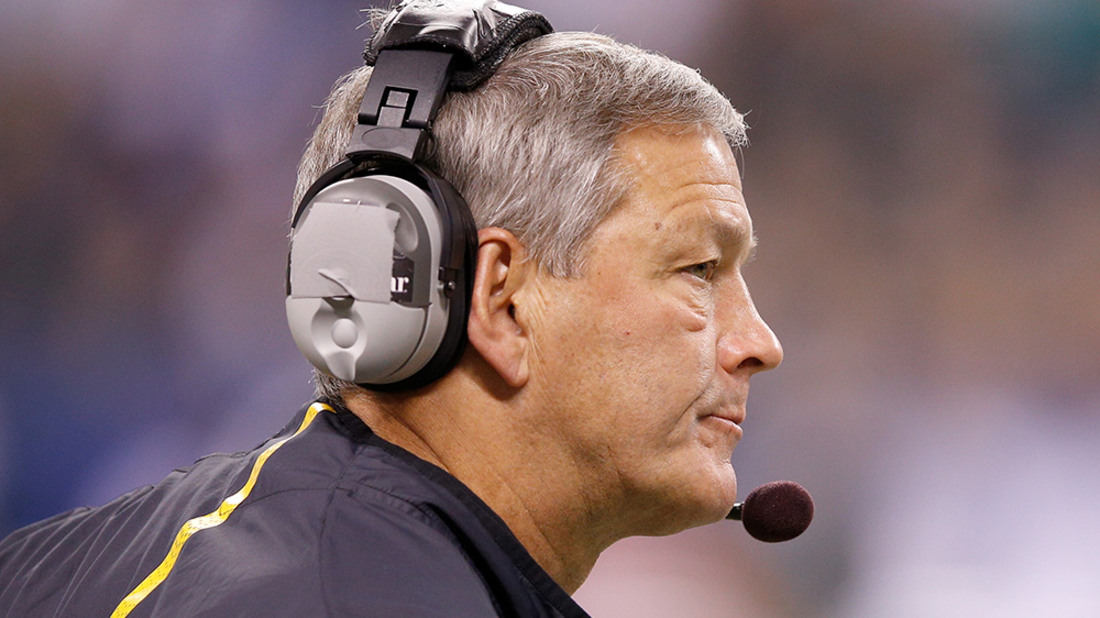 Kirk Ferentz has coached the Iowa Hawkeyes since 1999. (Joe Robbins/Getty Images)