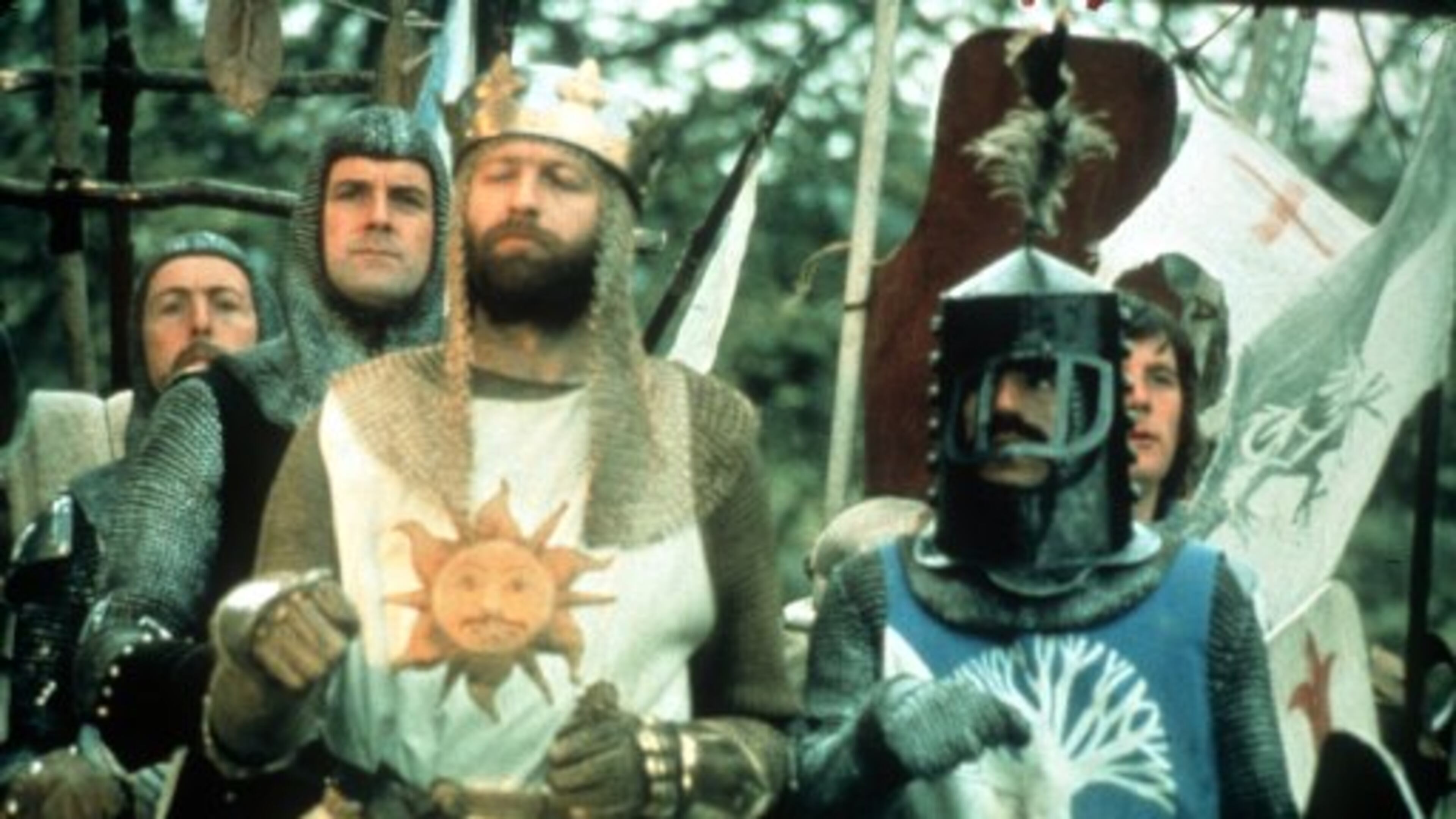 "Monty Python and the Holy Grail" starred Eric Idle, John Cleese, Graham Chapman, Terry Jones and Michael Palin. CONTRIBUTED BY PYTHON PICTURES / A RAINBOW RELEASE