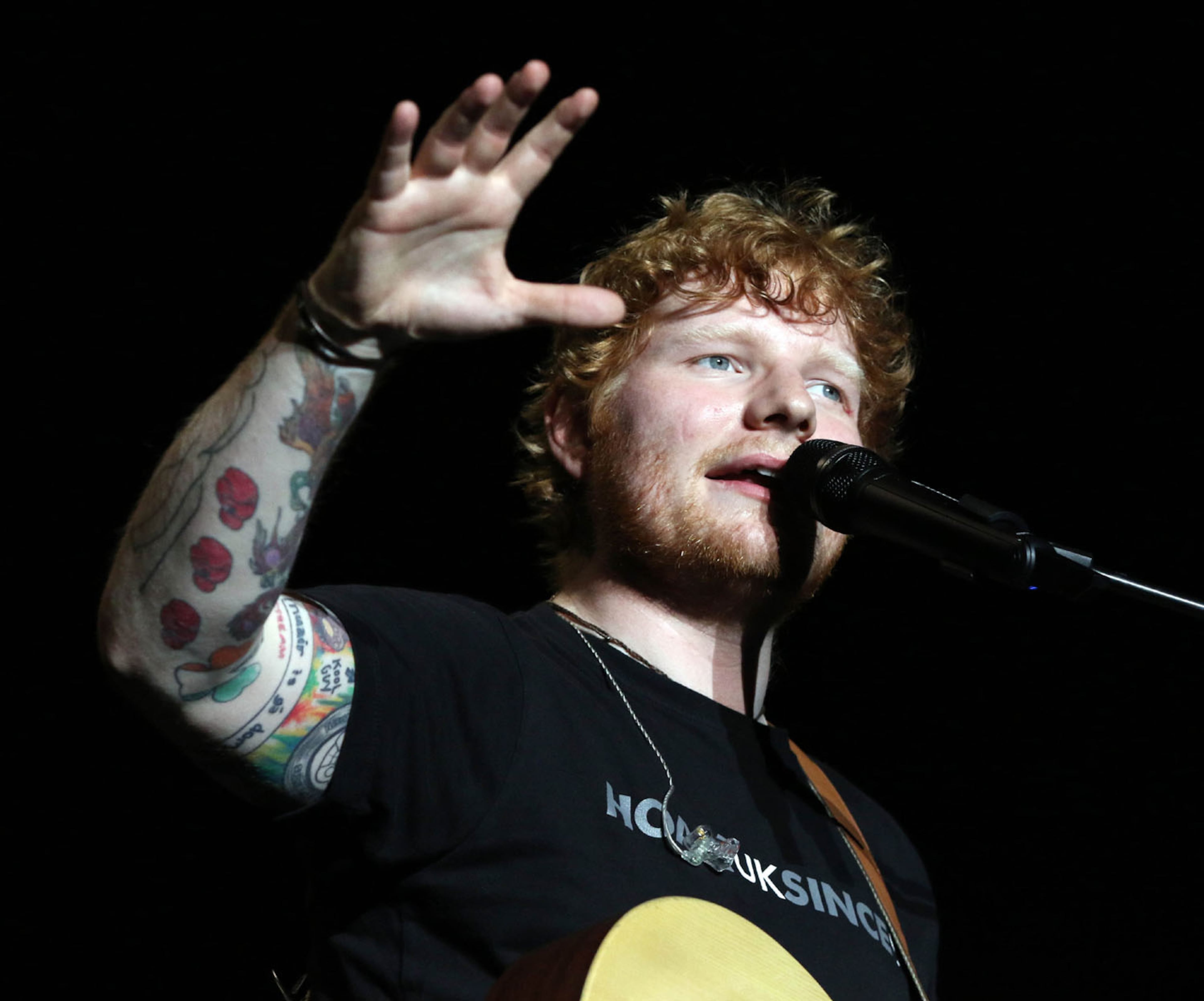 #2 of #30. PLEASE KEEP IN SEQUENTIAL ORDER FOR THE CONTINUITY OF THE GALLERY.
-- Ed Sheeran performs "Castle On The Hill."
British stars Ed Sheeran and James Blunt rocked the first of two sold out nights at Infinite Energy Center on Friday, August 25, 2017.
Robb Cohen Photography & Video /RobbsPhotos.com