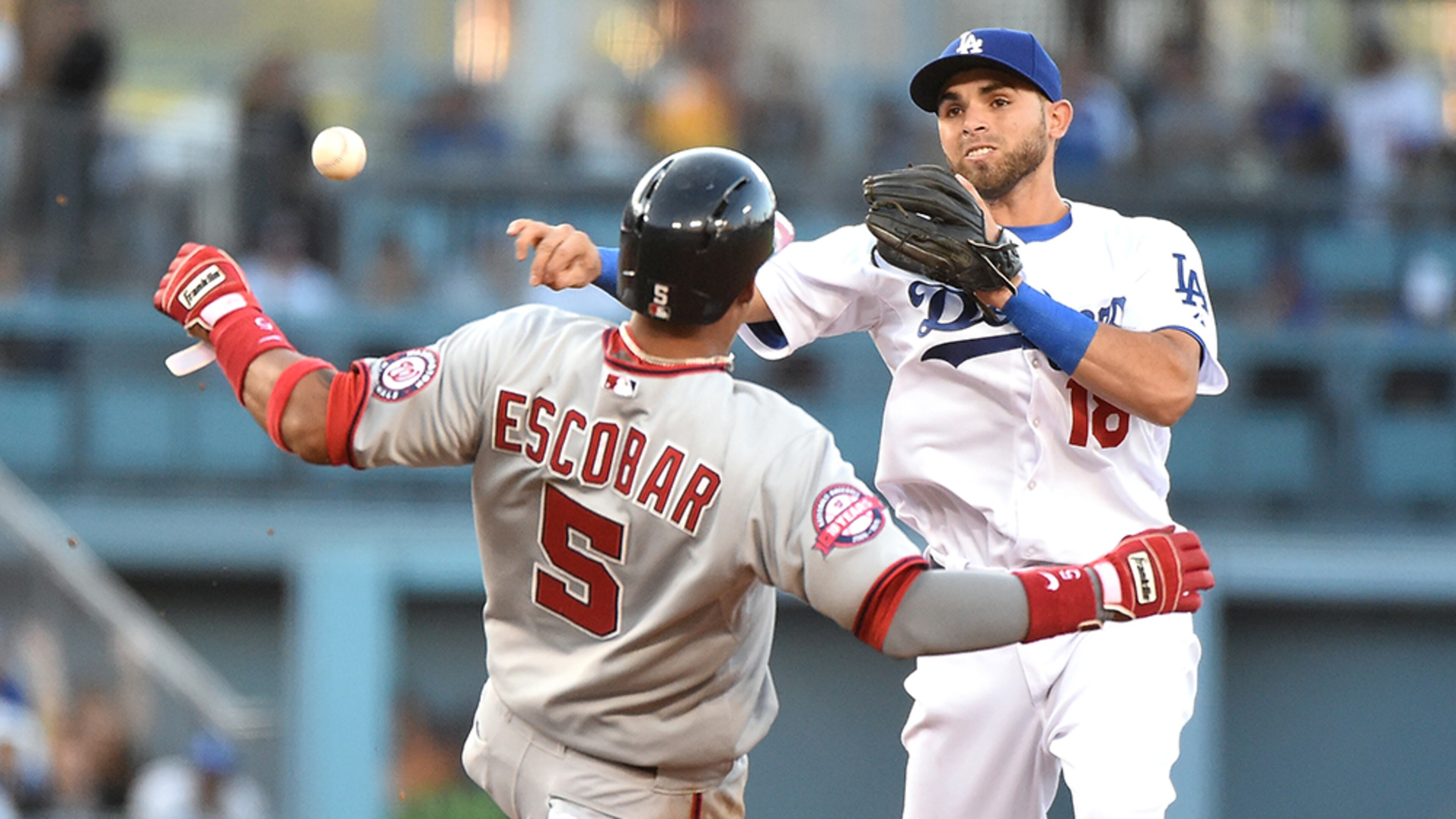 Jose Peraza, a 21-year-old second baseman, became the youngest position player to make his debut with Dodgers since 1998. Peraza started in place of injured second baseman Howie Kendrick against the Washington Nationals.