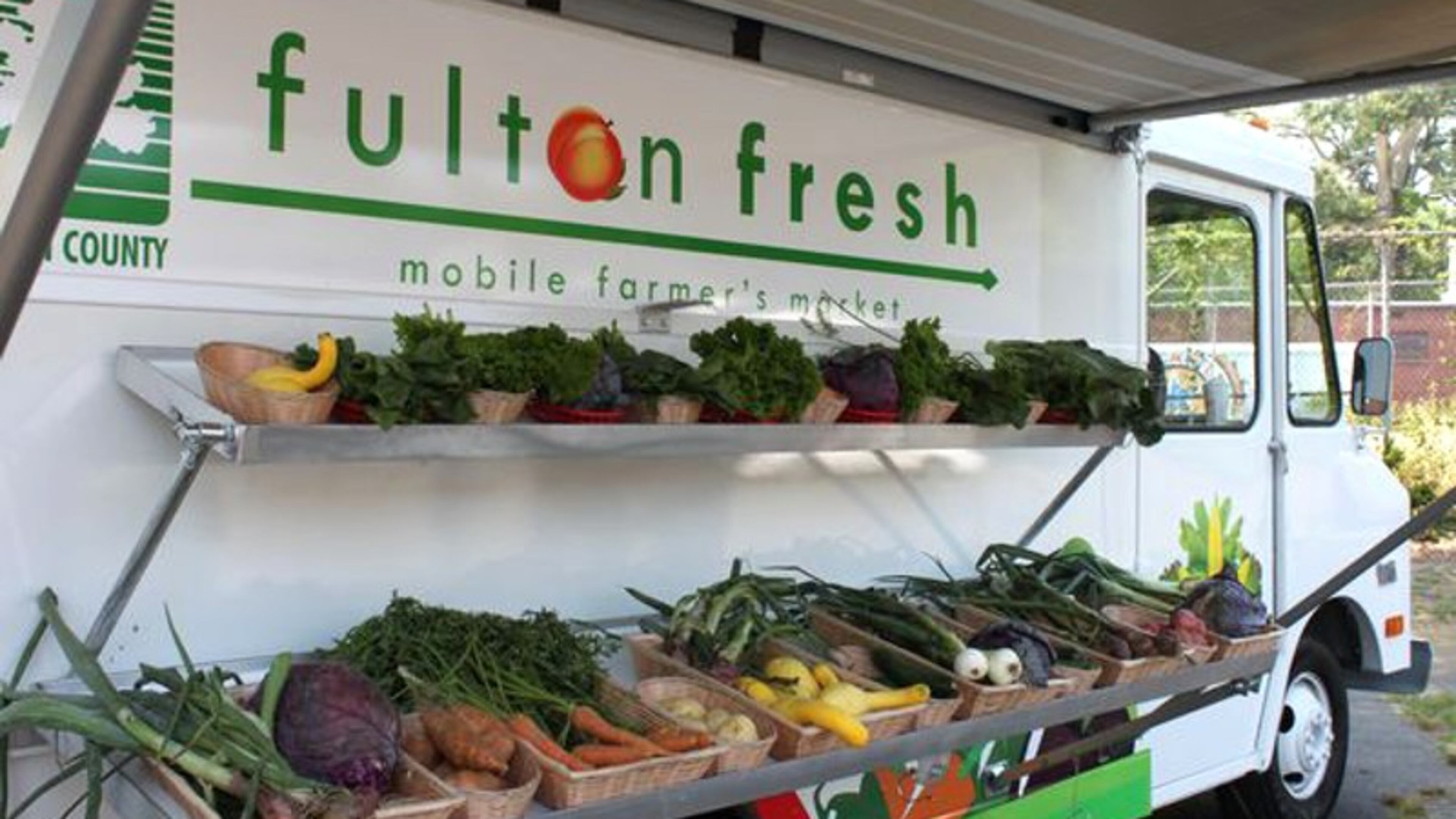 The Fulton Fresh Mobile Farmer’s Market is back for the 2018 season through Aug. 9. AJC file photo