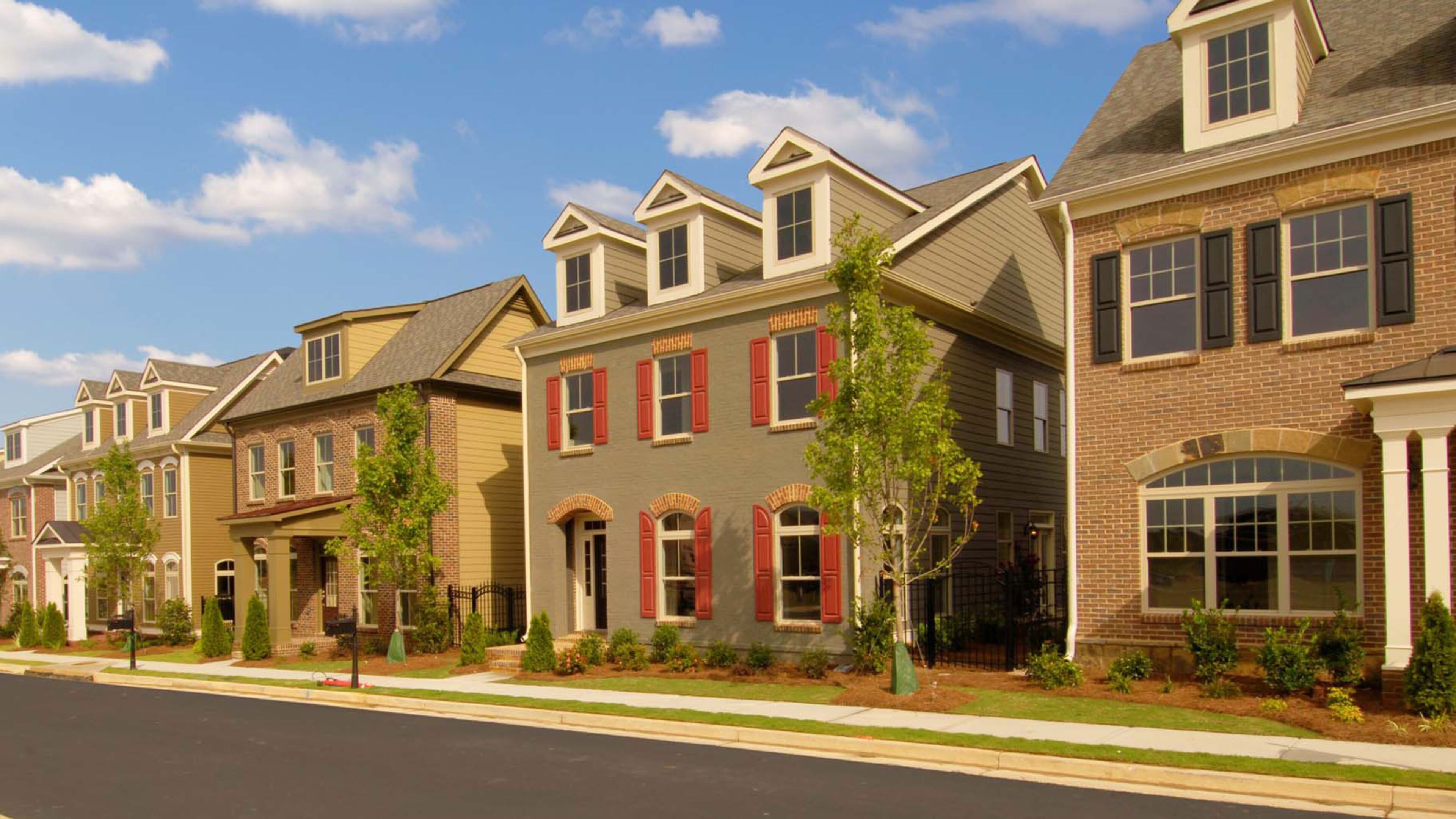 A view Milton's walkable suburban neighborhood Crabapple Crossroads by The Providence Group. The Providence Group plans to build 128 detached single-family homes and townhouses on 24 acres along State Bridge Road. Johns Creek City Council approved rezoning the land during its July 26 meeting. Photo courtesy The Providence Group