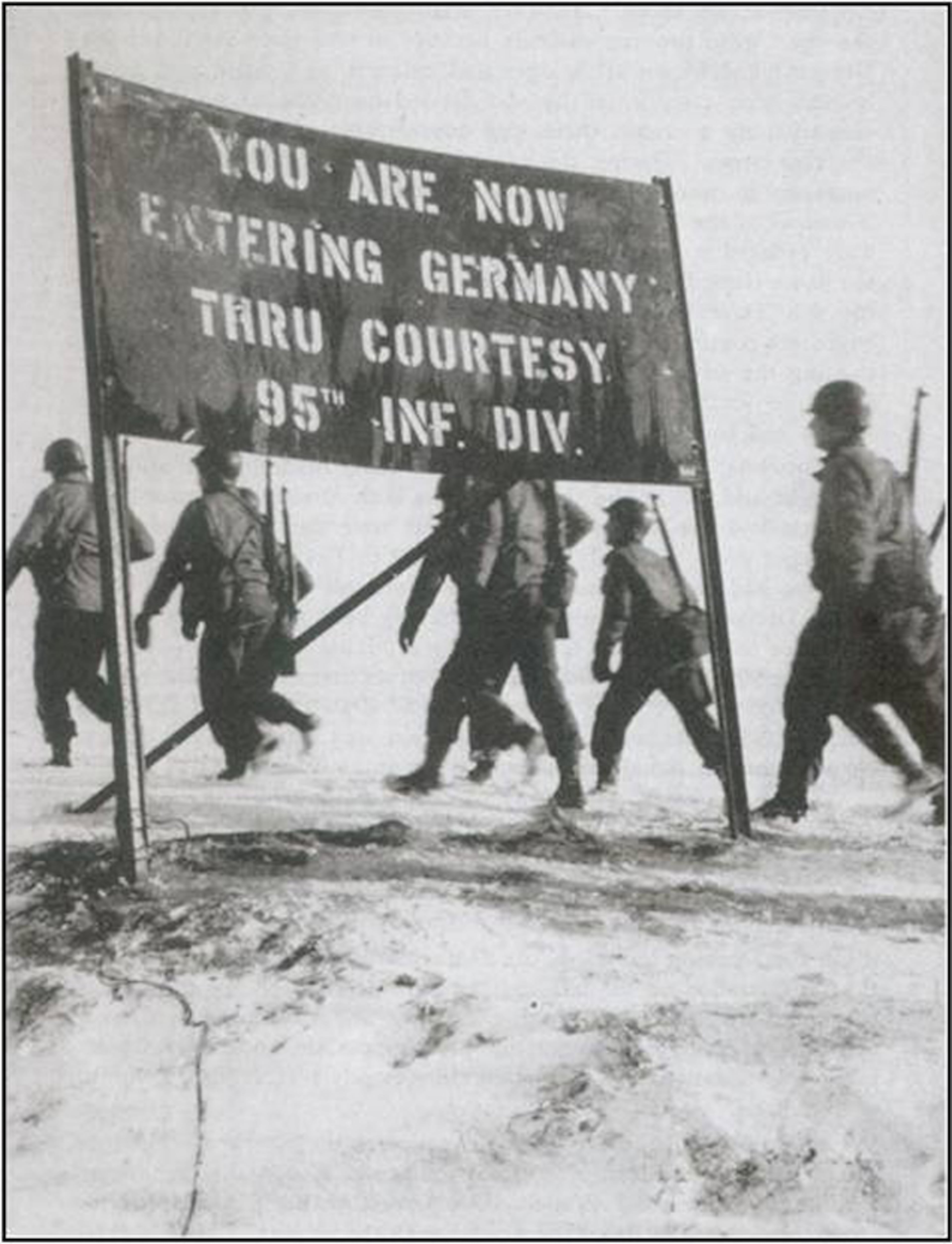 American soldiers in the Battle of Metz from the 95th Infantry Division earned the nickname "Iron Men of Metz" because of their bravery.
