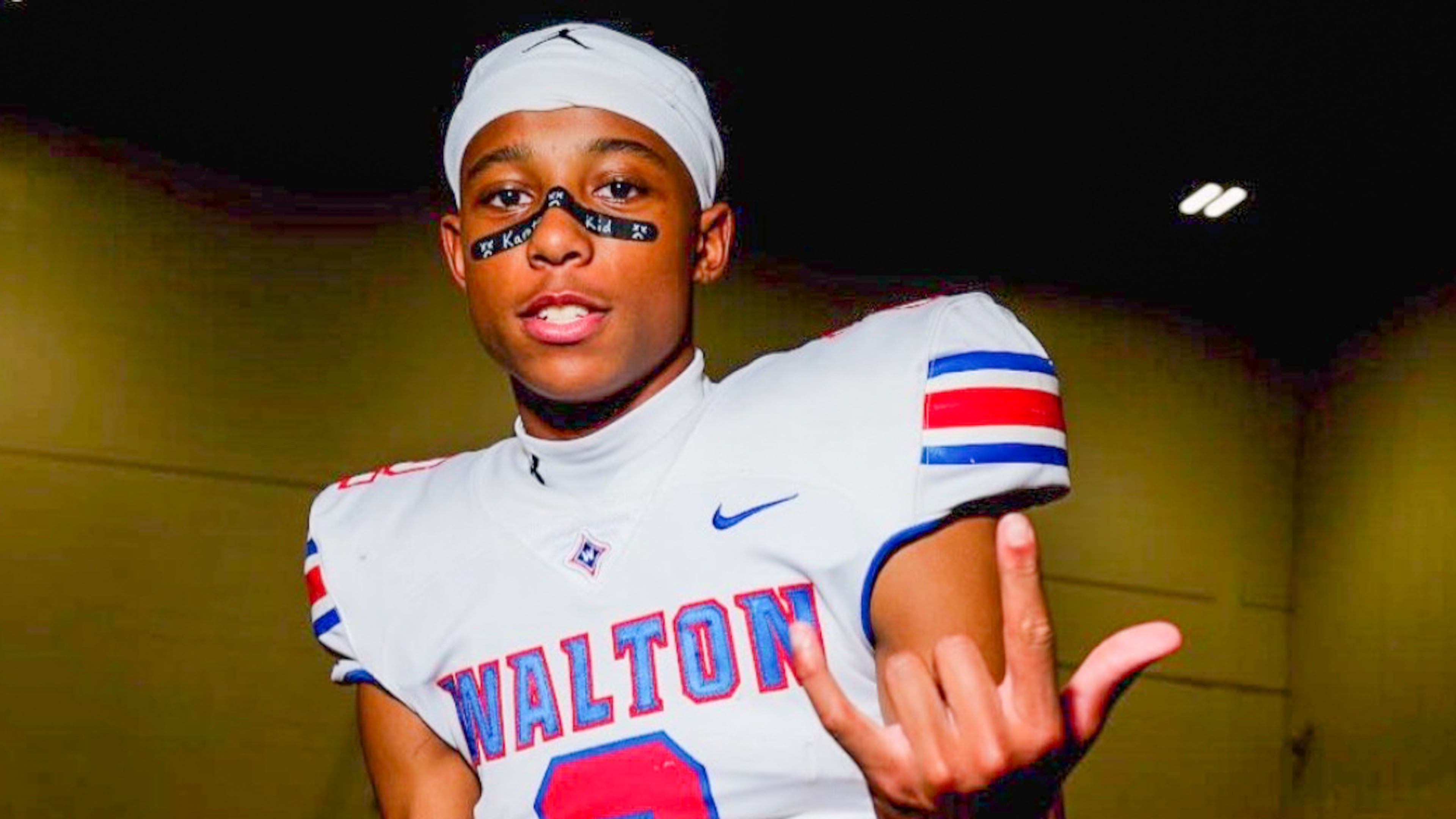 Walton High safety MJ Burnett is one of the hottest recruits in Georgia right now. The son of Georgia Tech Hall of Famer Morgan Burnett has picked up recent offers from Georgia, Miami and Ohio State over the last two weeks. (Courtesy)