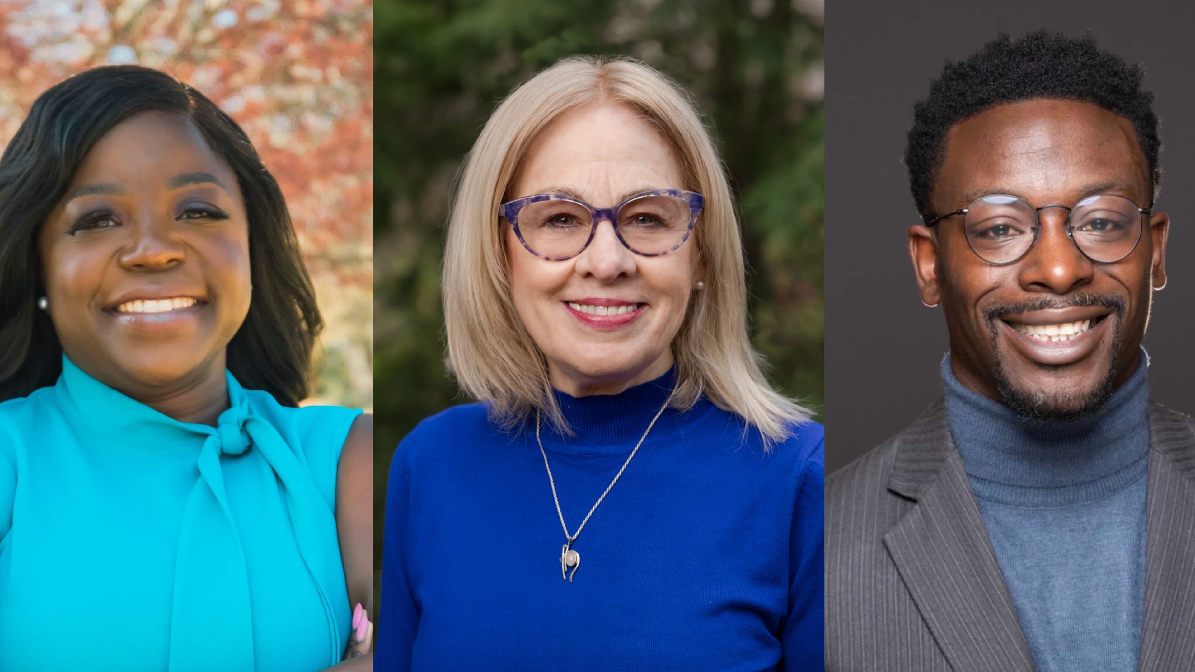 Atlanta District 6 candidates Venola Mason, Janet Hughes and Diijon DaCosta.