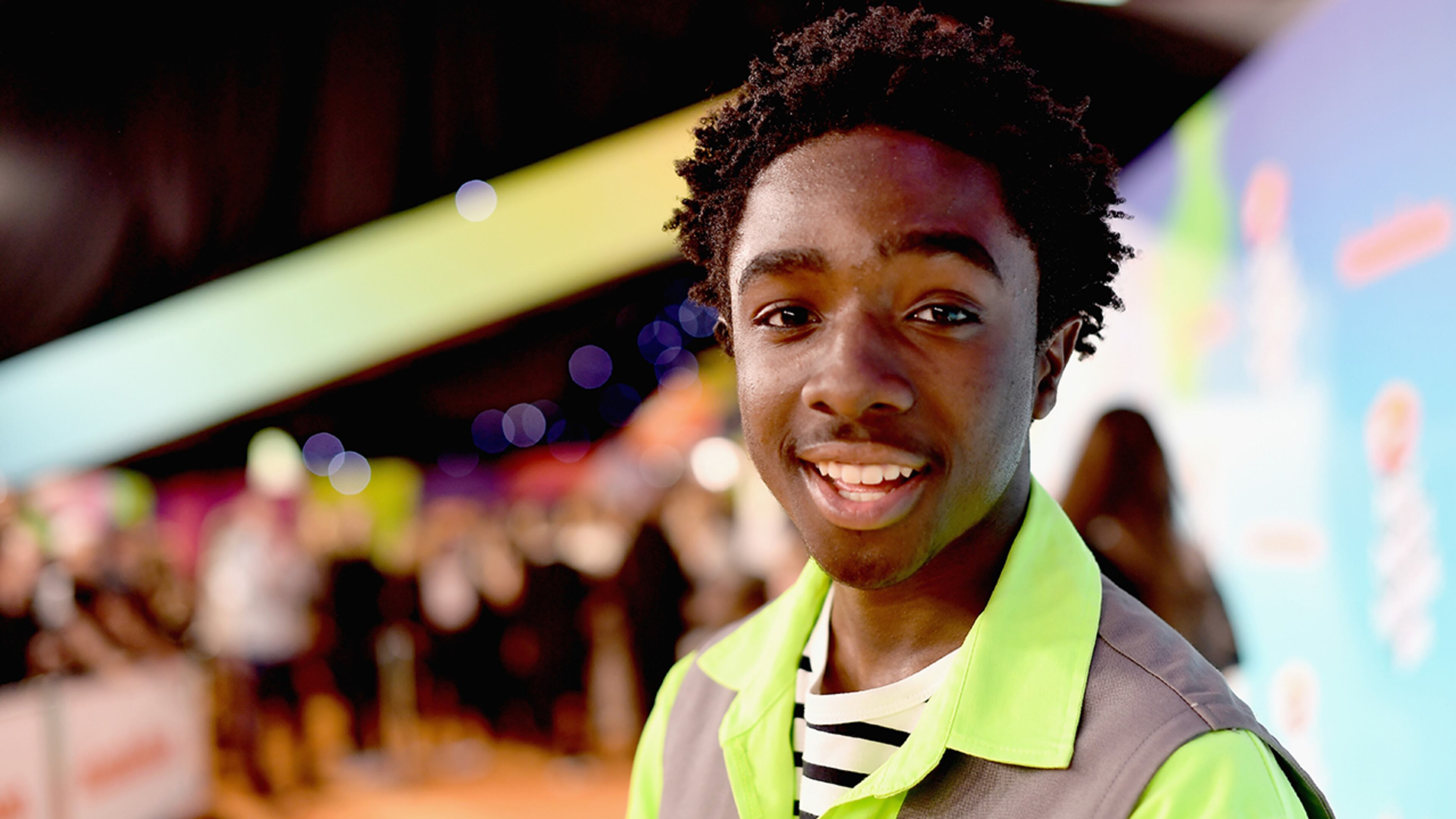 LOS ANGELES, CA - MARCH 23: Caleb McLaughlin attends Nickelodeon's 2019 Kids' Choice Awards at Galen Center on March 23, 2019 in Los Angeles, California. (Photo by Matt Winkelmeyer/Getty Images)