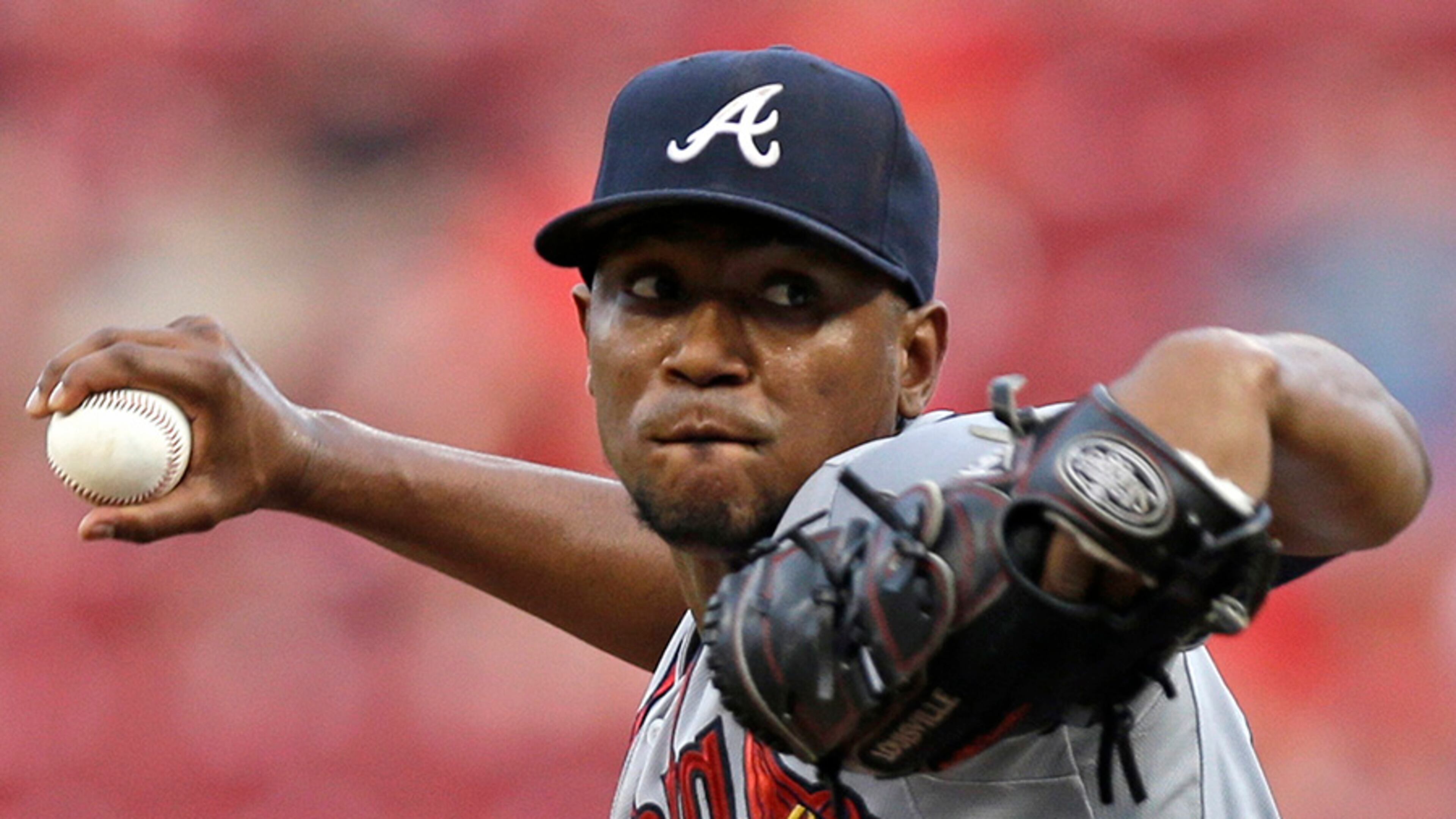 Braves starter Julio Teheran threw 61 strikes in 87 pitches in Thursday's 8-0 win over the Reds in Cincinnati.