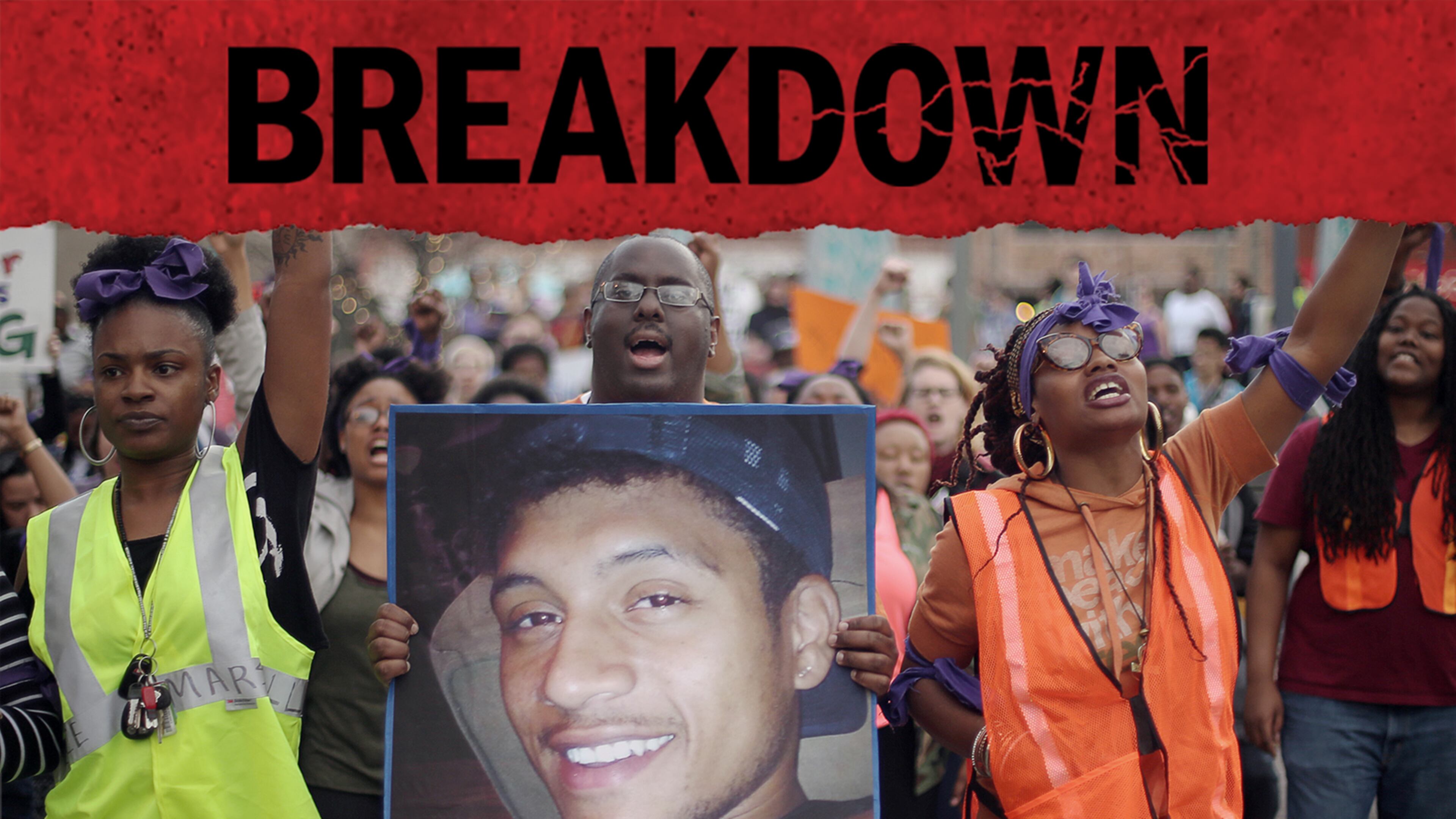 Protesters take to the streets of downtown Decatur in 2015 to protest the shooting death of Anthony Hill. (BEN GRAY / BGRAY@AJC.COM)