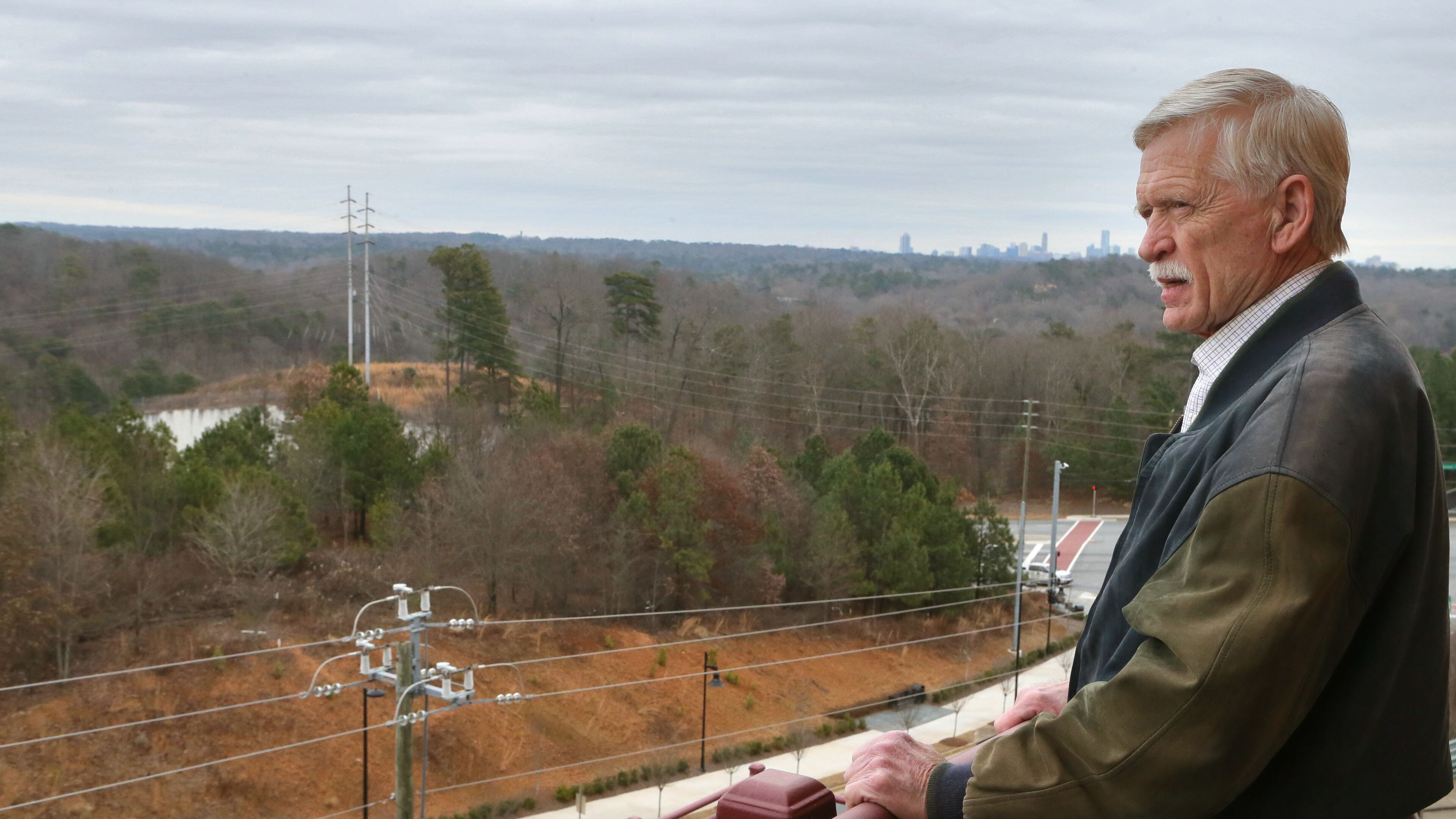Larry Savage (right) is suing over the legality of the Cobb County Board of Commissioners' electoral map.