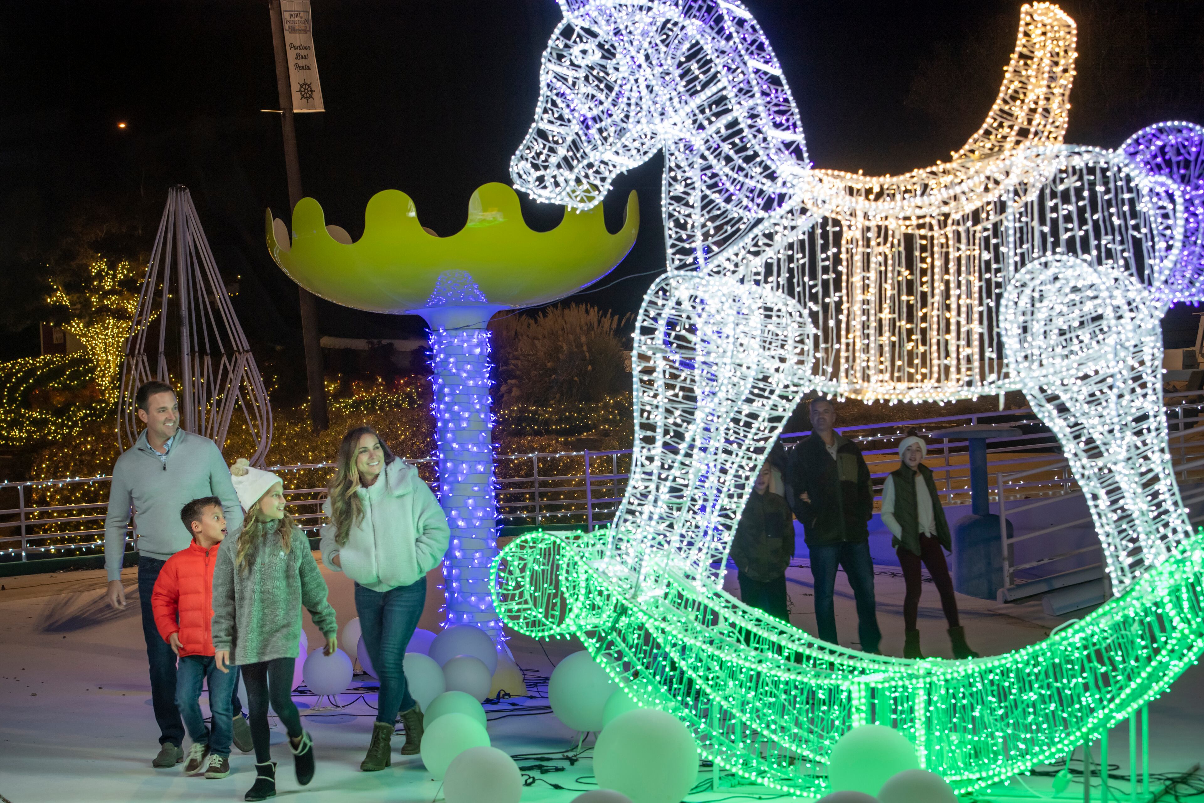 It’s a Lakeside Lights Spectacular at Margaritaville at Lake Lanier. Courtesy of Margaritaville at Lake Lanier