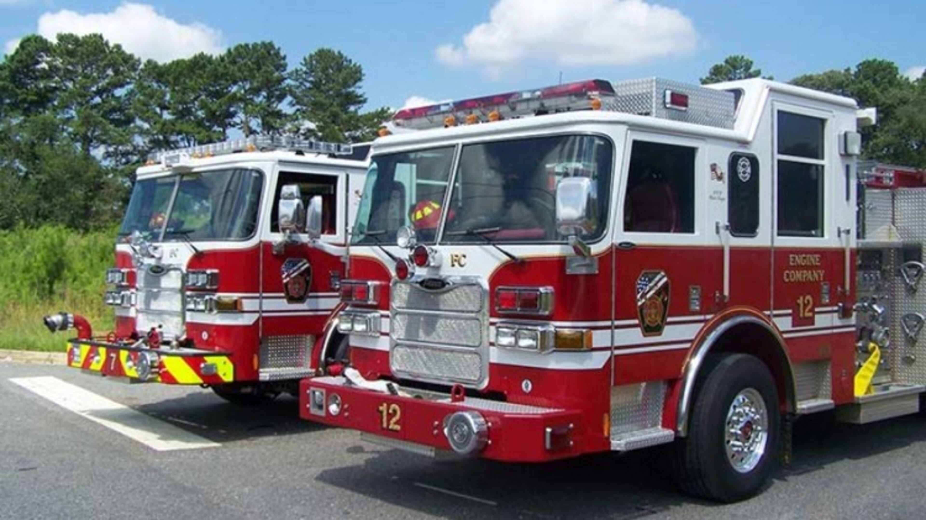 Guns were stolen from personal vehicles of Forsyth County firefighters.
