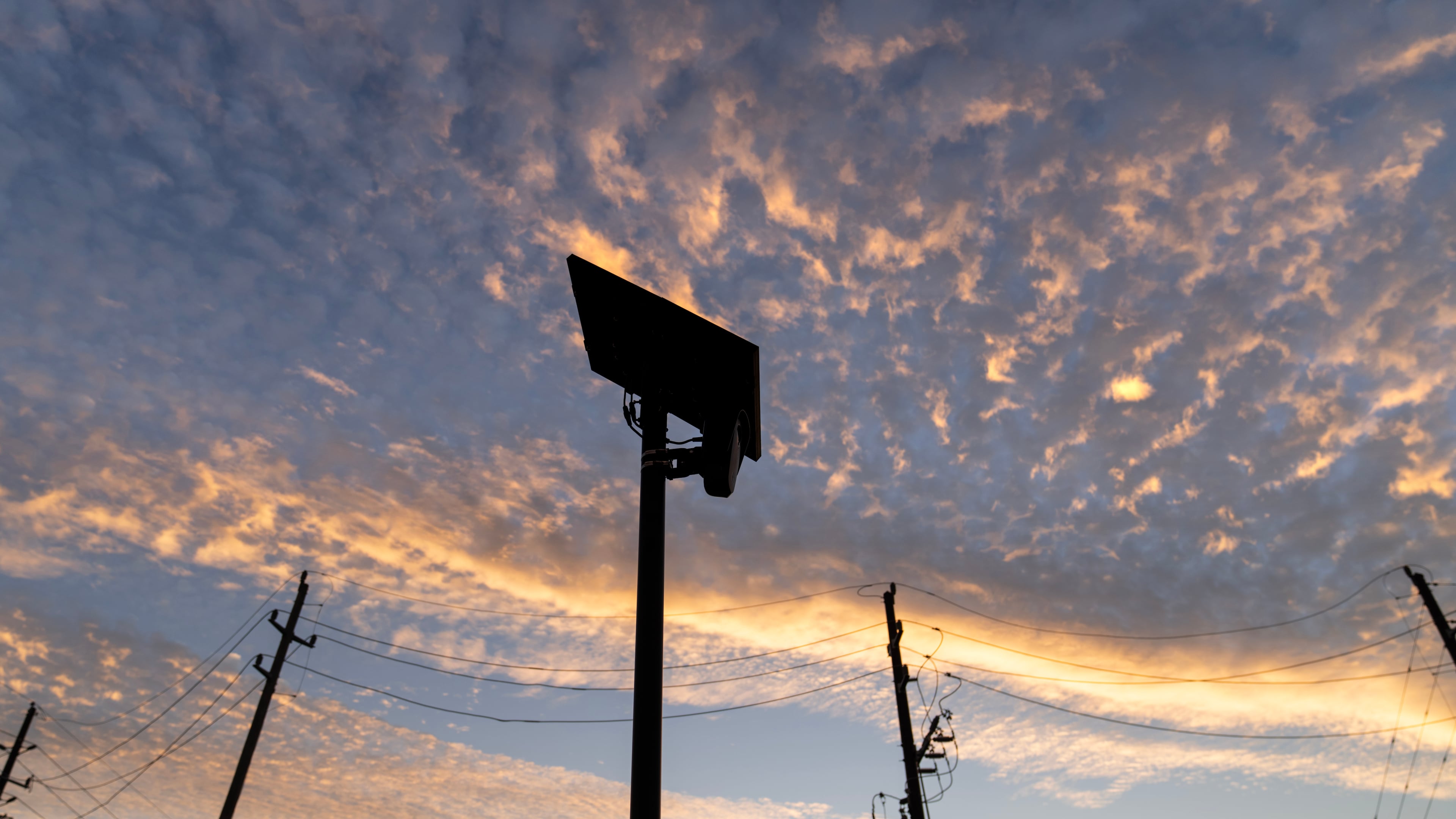 FILE - A Flock Safety license plate reader is seen along a public road, Thursday, Oct. 16, 2025, in Houston. (AP Photo/David Goldman, File)