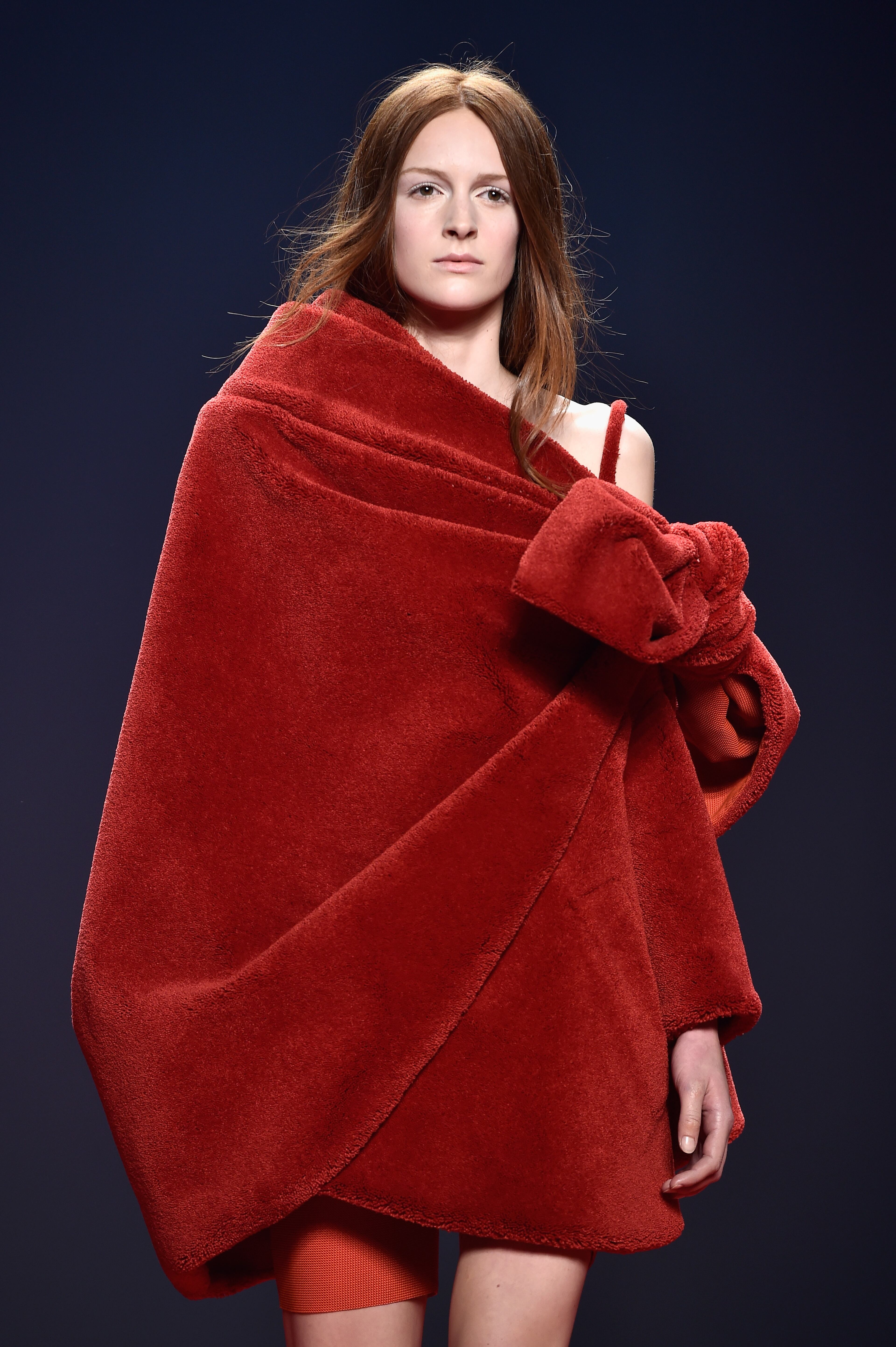 PARIS, FRANCE - JULY 09: A model walks the runway during the Viktor and Rolf show as part of Paris Fashion Week - Haute Couture Fall/Winter 2014-2015 at La Gaite lyrique on July 9, 2014 in Paris, France. (Photo by Pascal Le Segretain/Getty Images)