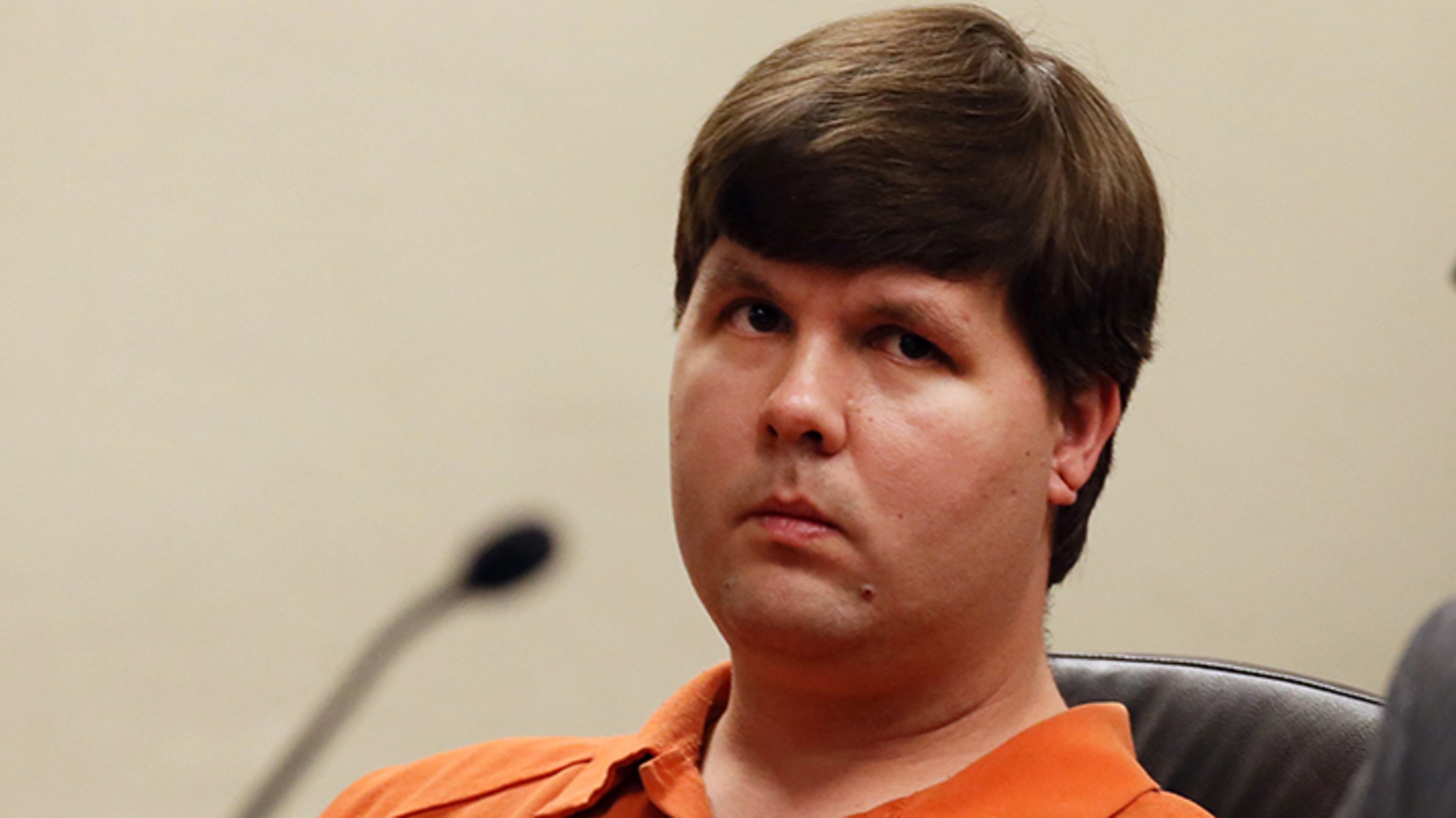 Justin Ross Harris appears in Cobb County Magistrate Court Thursday, July 3, 2014, before Chief Magistrate Court Judge Frank R. Cox, during a probable cause hearing in Marietta, Georgia. Harris is facing charges of second-degree cruelty to a child and felony murder in the death of his 22 month-old son Cooper on June 18, 2014. Harris has plead not guilty to the charges. (Kelly J. Huff/Marietta Daily Journal-POOL)