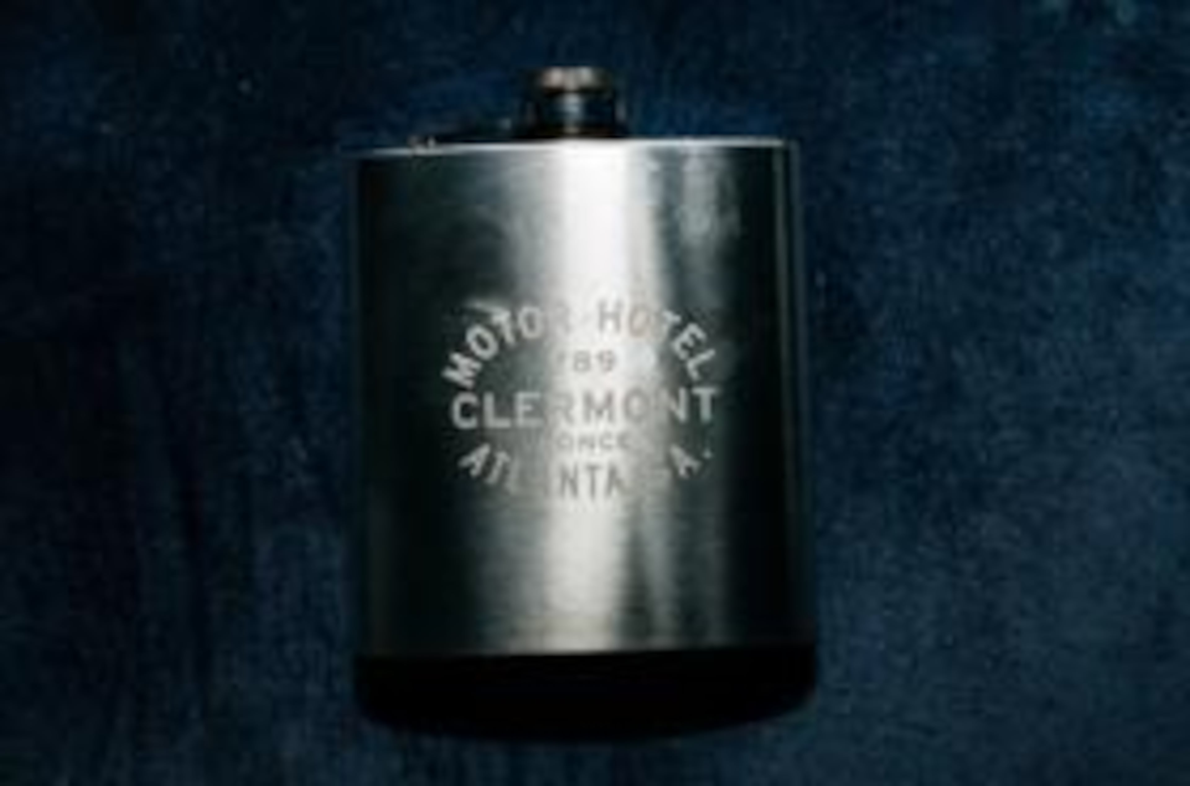 This flask brings back fond memories of Hotel Clermont, its rooftop, Tiny Lou's and/or the lounge downstairs.