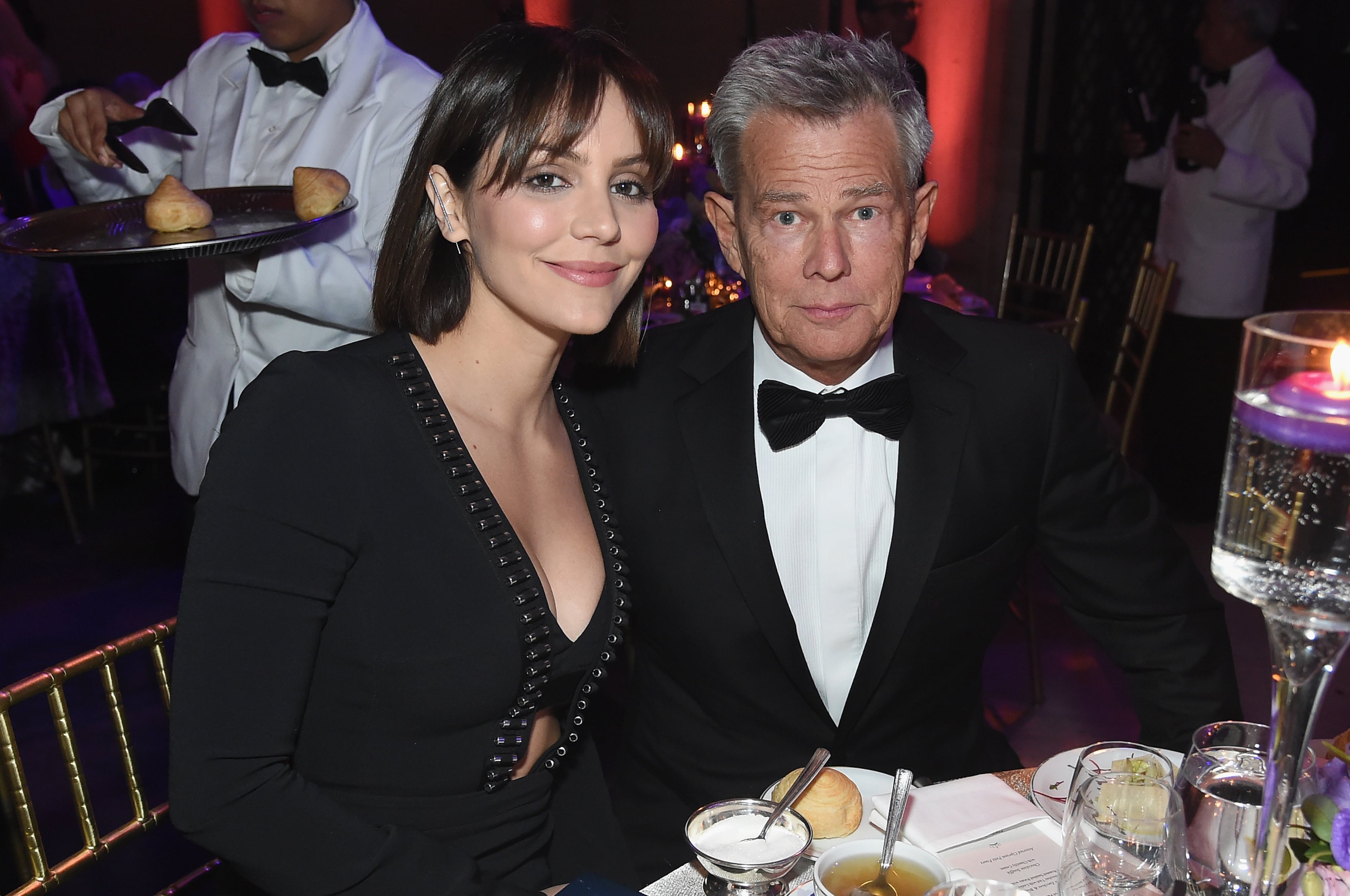 NEW YORK, NY - OCTOBER 16: Katharine McPhee and David Foster attend the 2018 Princess Grace Awards Gala at Cipriani 25 Broadway on October 16, 2018 in New York City. (Photo by Jamie McCarthy/Getty Images for Princess Grace Foundation-USA)