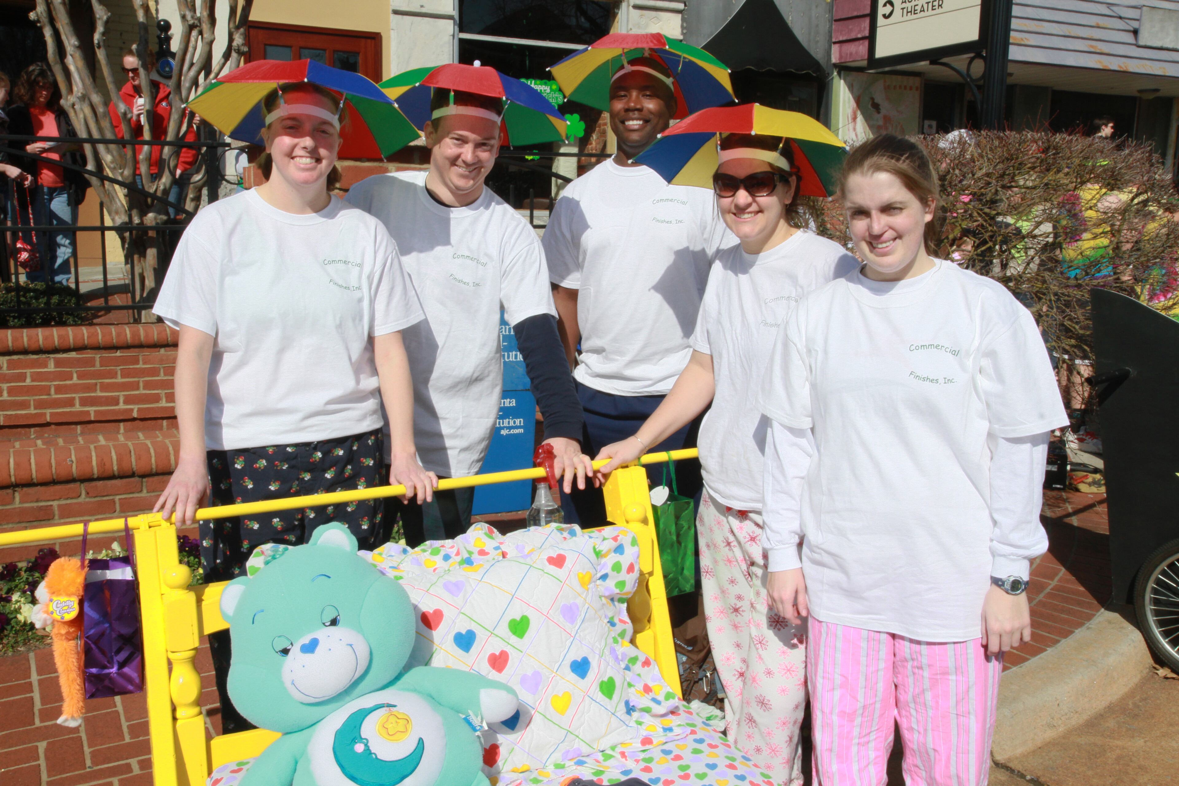 Here are some more photos from the Family Promise Bed Race around the Gwinnett County Courthouse in Lawrenceville.