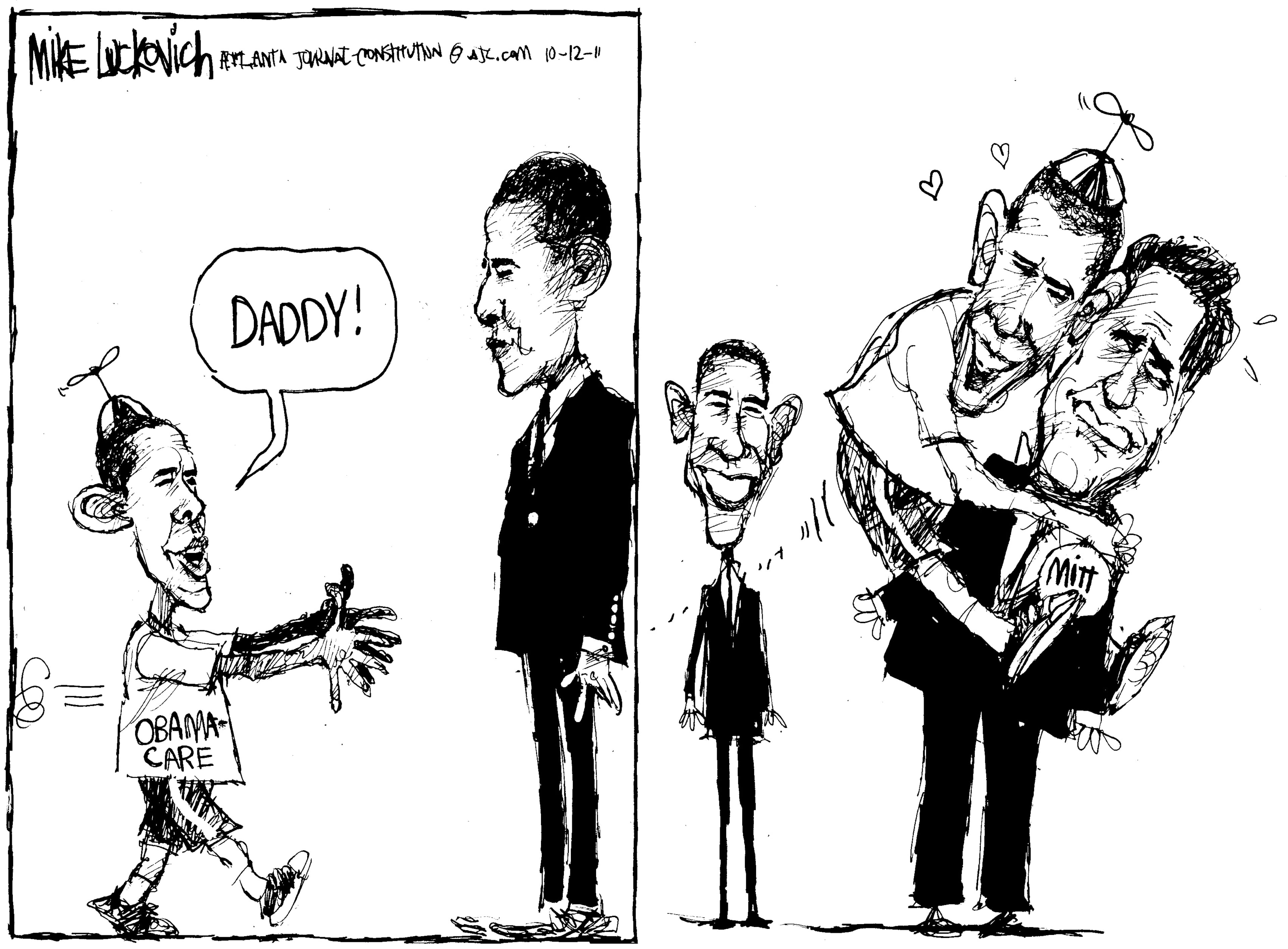 Mike Luckovich, editorial cartoonist for The Atlanta Journal-Constitution, won the Pulitzer Prize for Editorial Cartooning in 1995 and 2006.