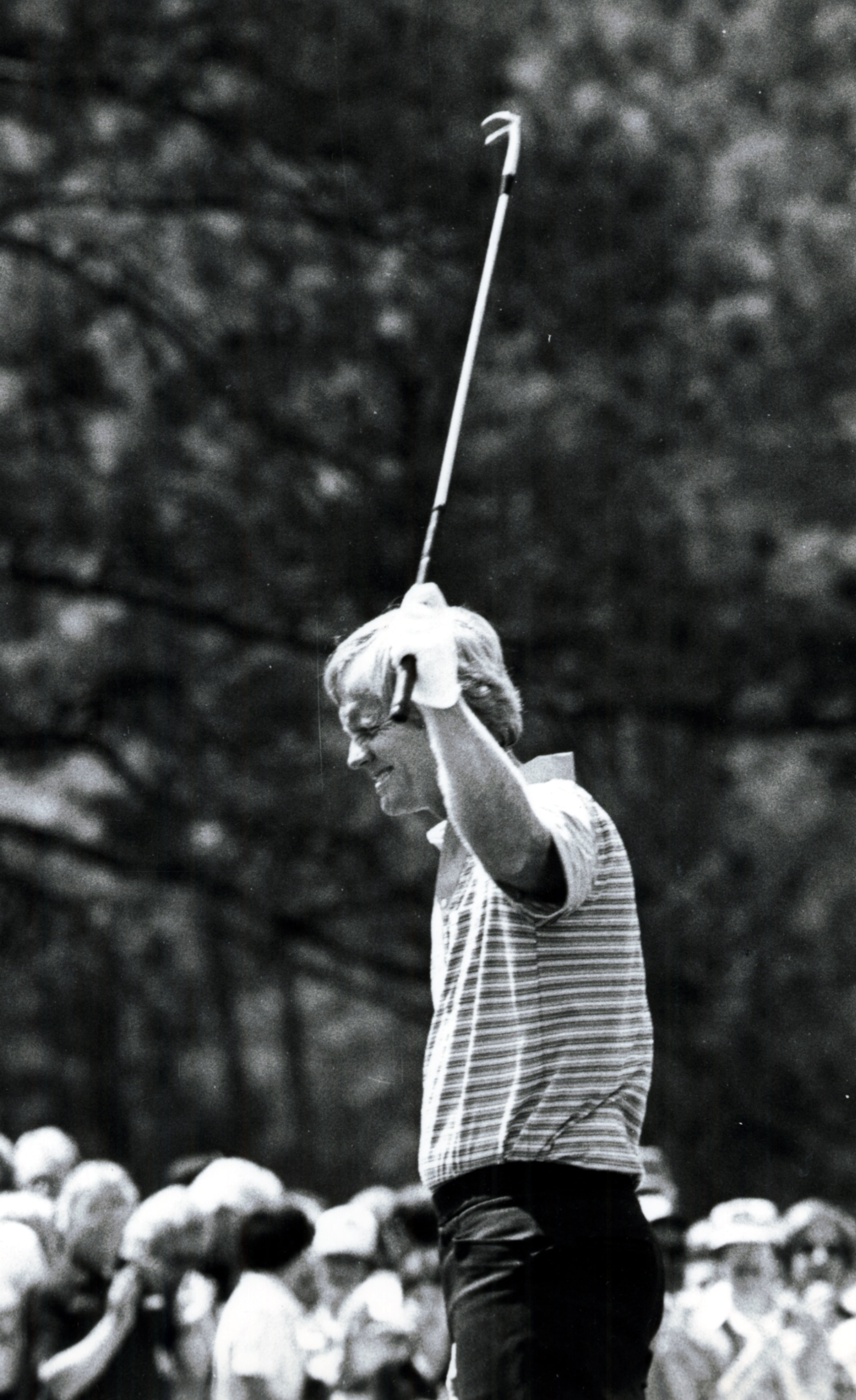 Jack Nicklaus at the Masters Golf Tournament in Augusta on April 10, 1981. (Calvin Cruce/AJC staff)
