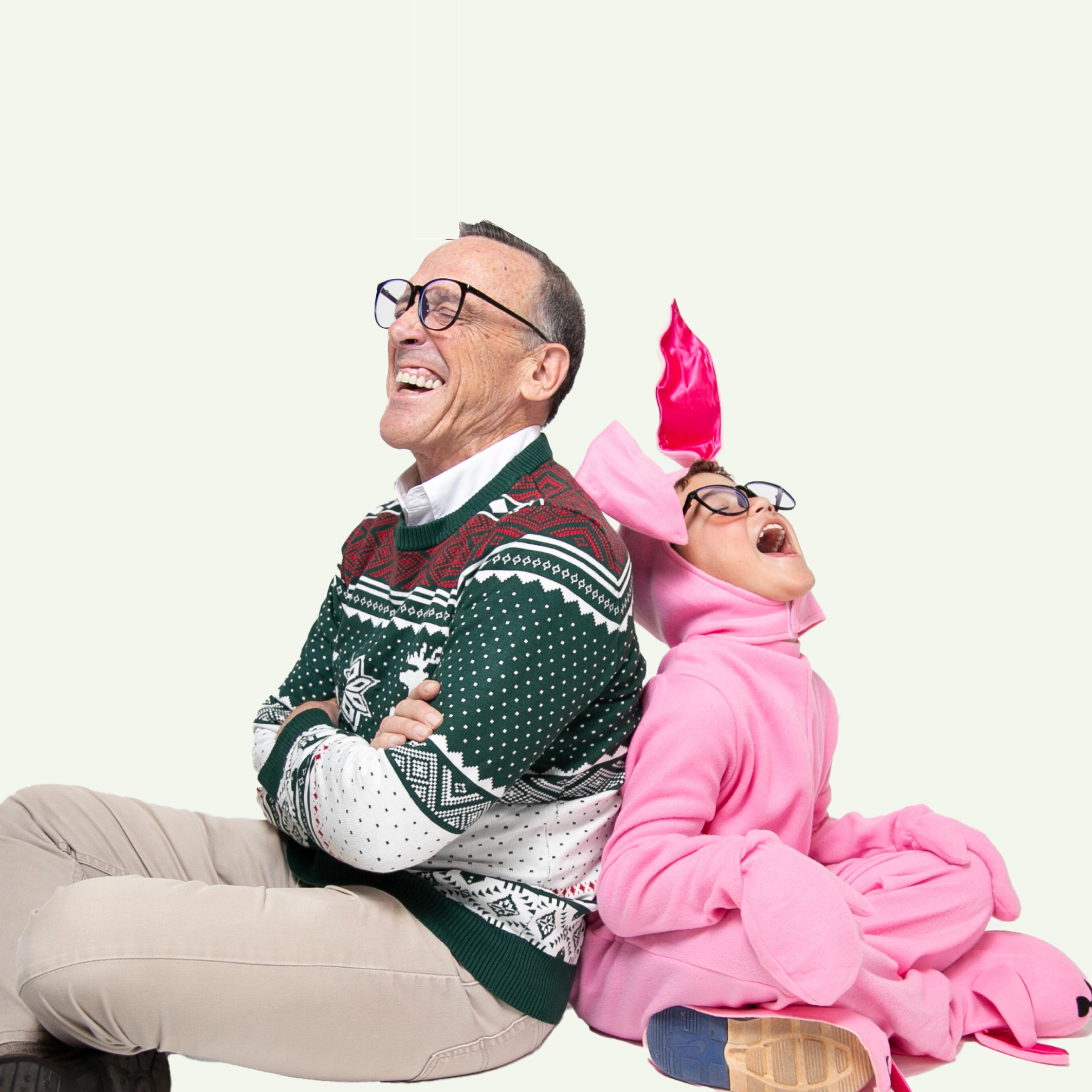 Tom Key and Max Walls are in "A Christmas Story" at the Theatrical Outfit, the classic tale by radio man Jean Shepherd of Ralphie and his quest for a Red Ryder BB gun. Photo: Theatrical Outfit