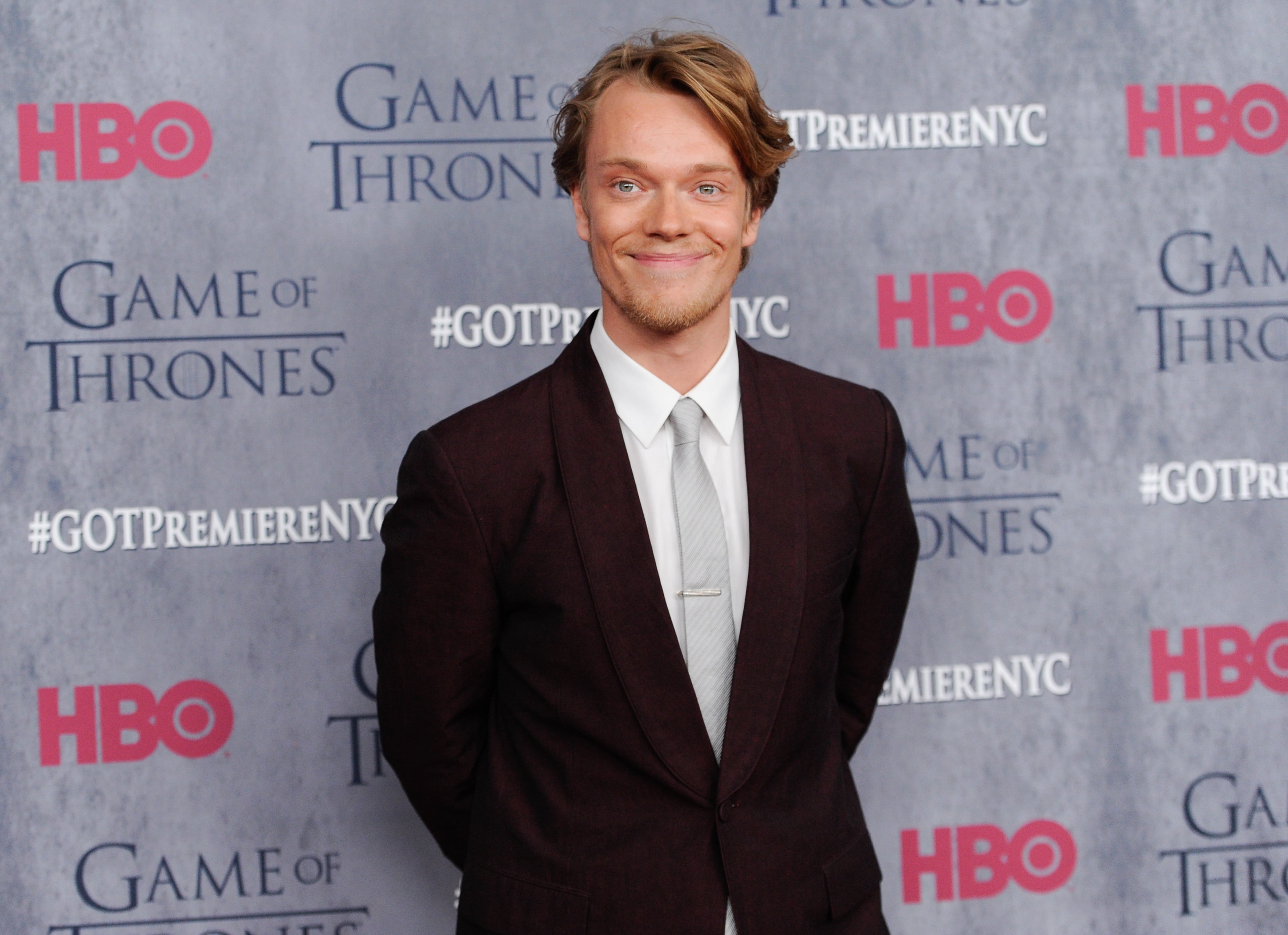 Actor Alfie Allen attends HBO's "Game of Thrones" fourth season premiere at Avery Fisher Hall on Tuesday, March 18, 2014 in New York. (Photo by Evan Agostini/Invision/AP)
