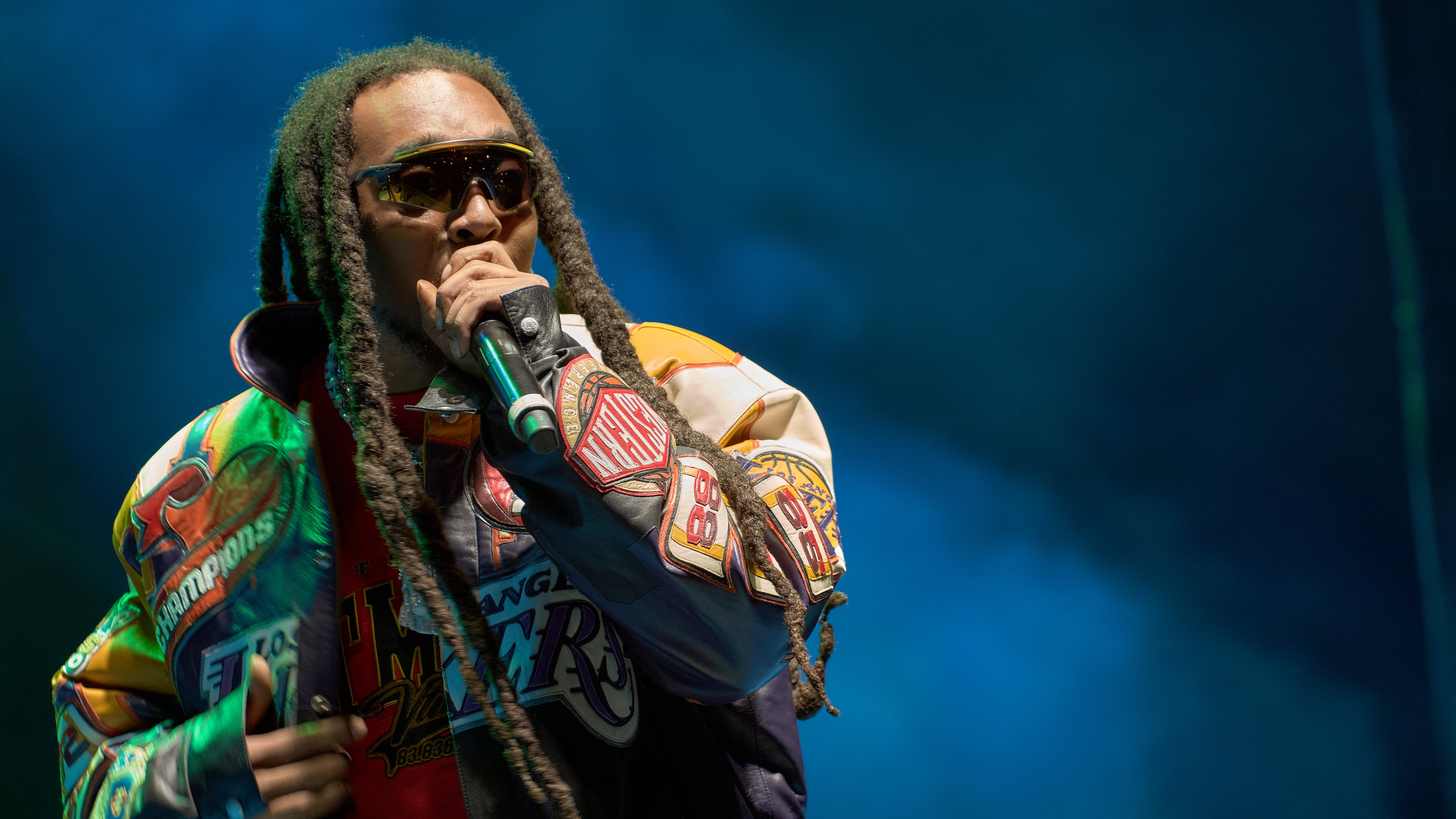 Migos’ Takeoff at ONE MusicFest held at Central Park on October 8, 2022, in Atlanta, Georgia.