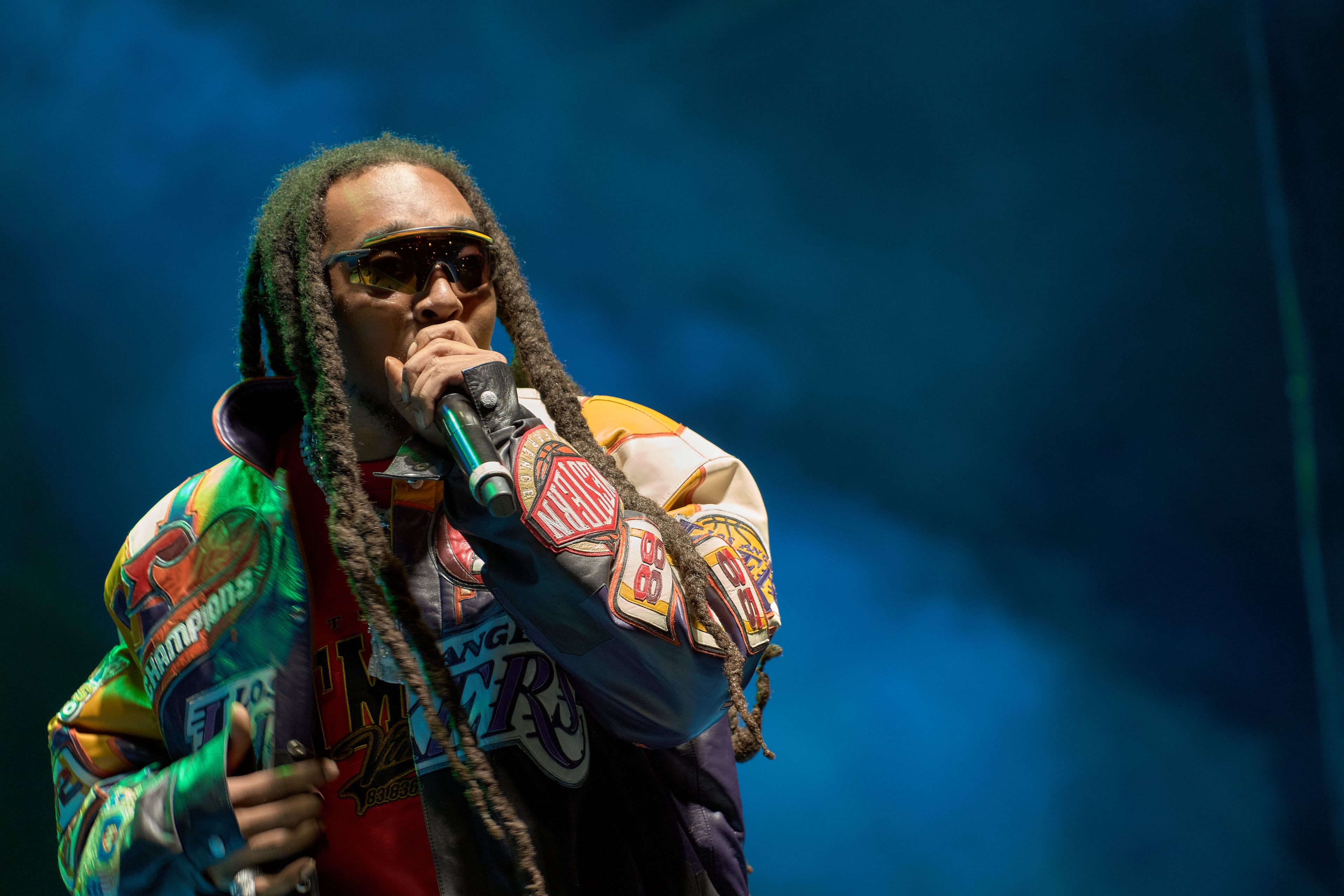 Migos’ Takeoff at ONE MusicFest held at Central Park on October 8, 2022, in Atlanta, Georgia.