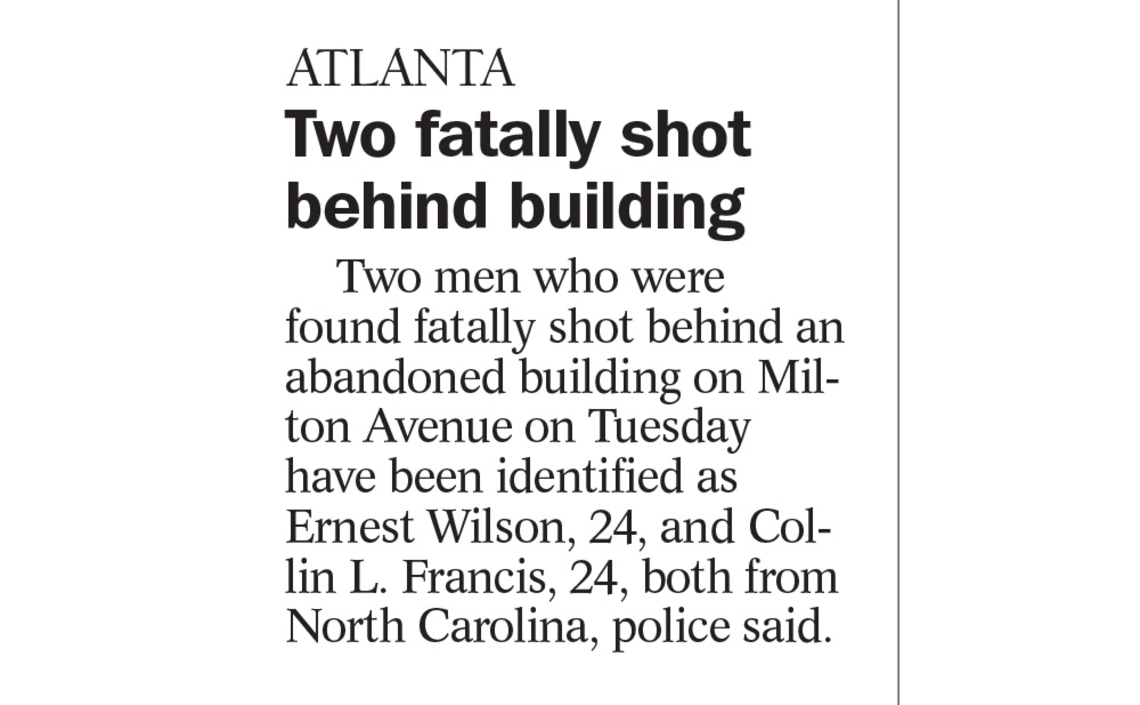 This "Law & Order" brief appeared in the July 15, 2004 edition of The Atlanta Journal-Constitution.