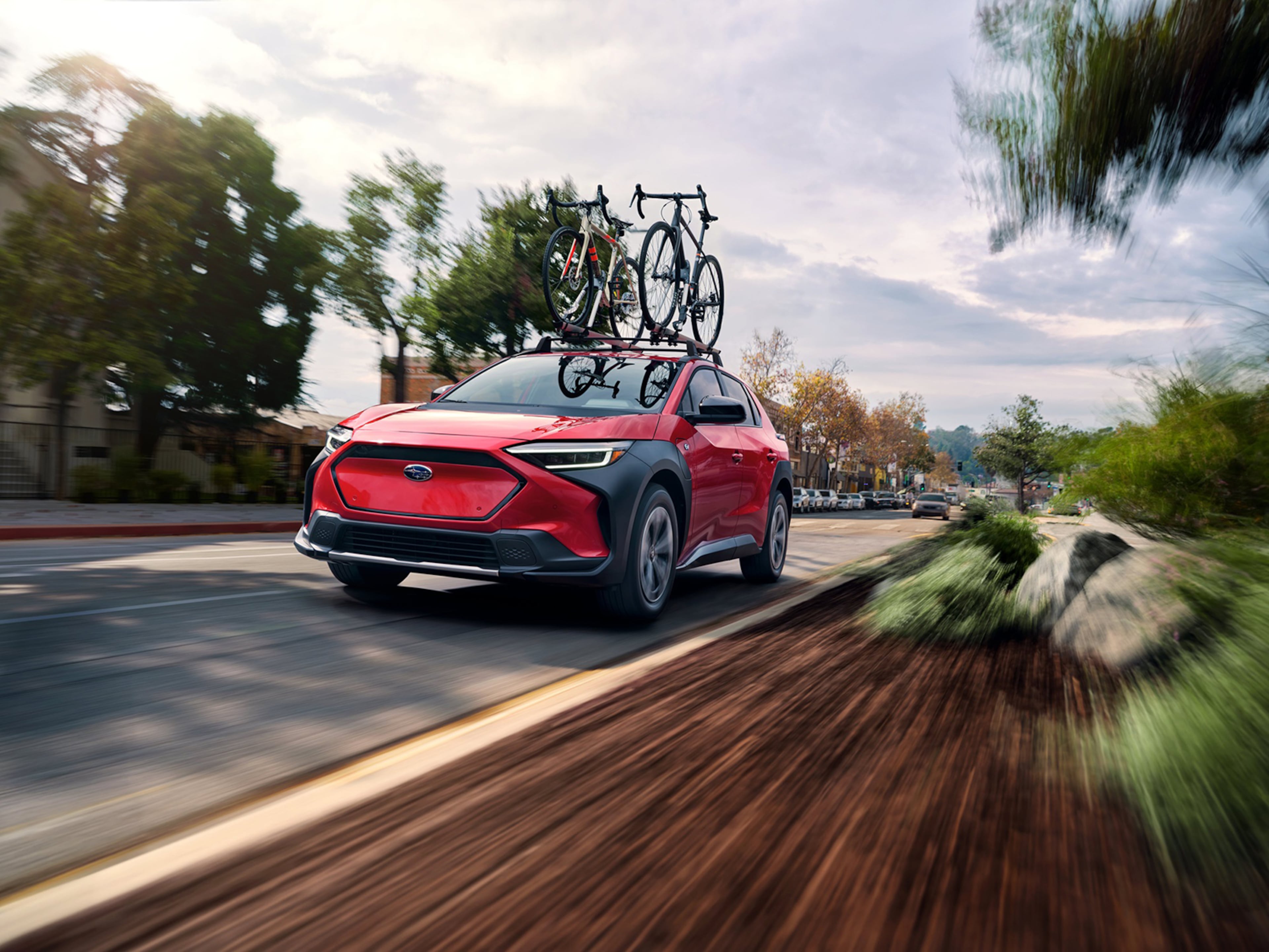 The Solterra is Suburu's all-electric model. (Subaru/TNS)