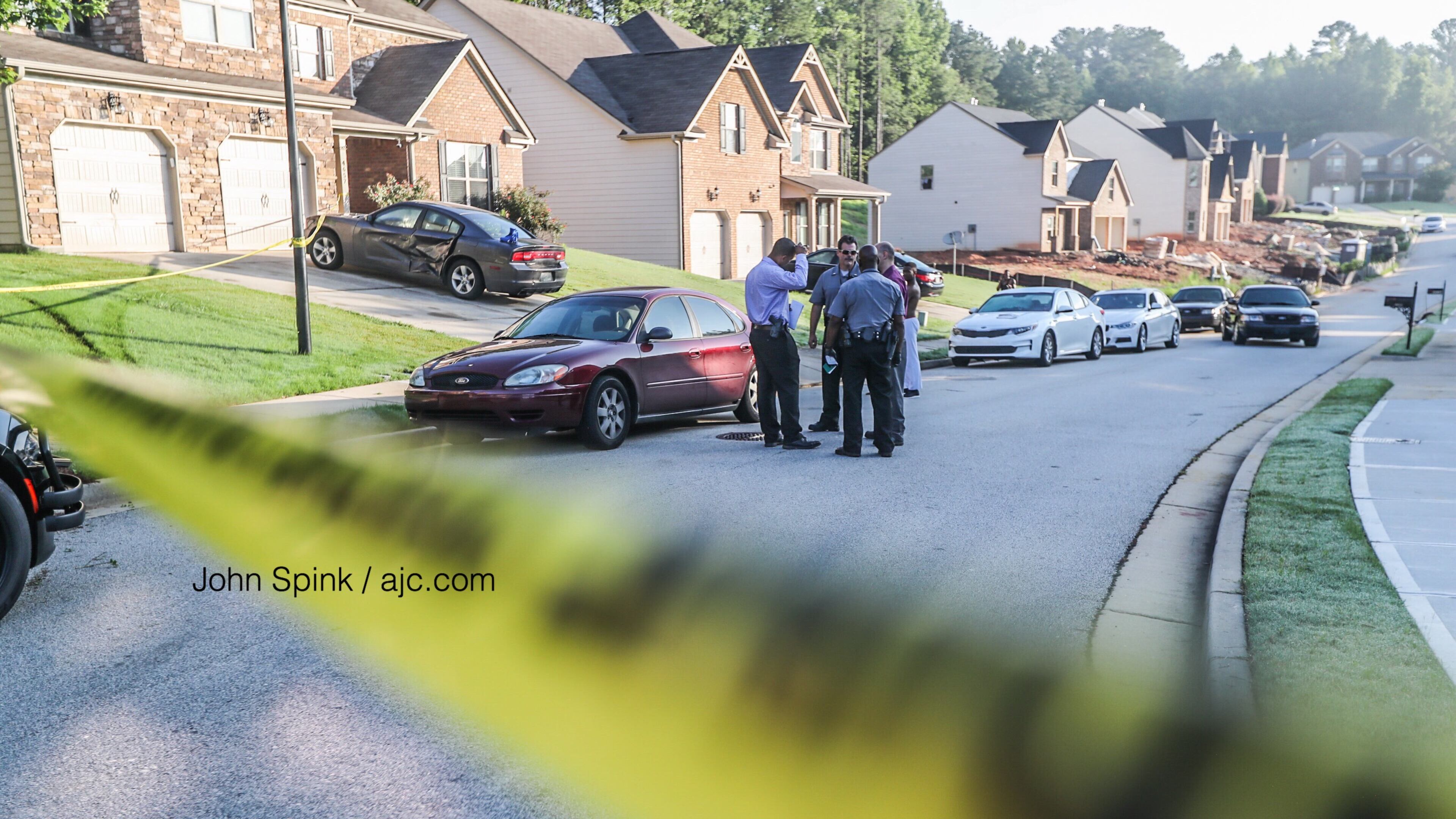 Police are investigating a shooting Thursday at a South Fulton home.