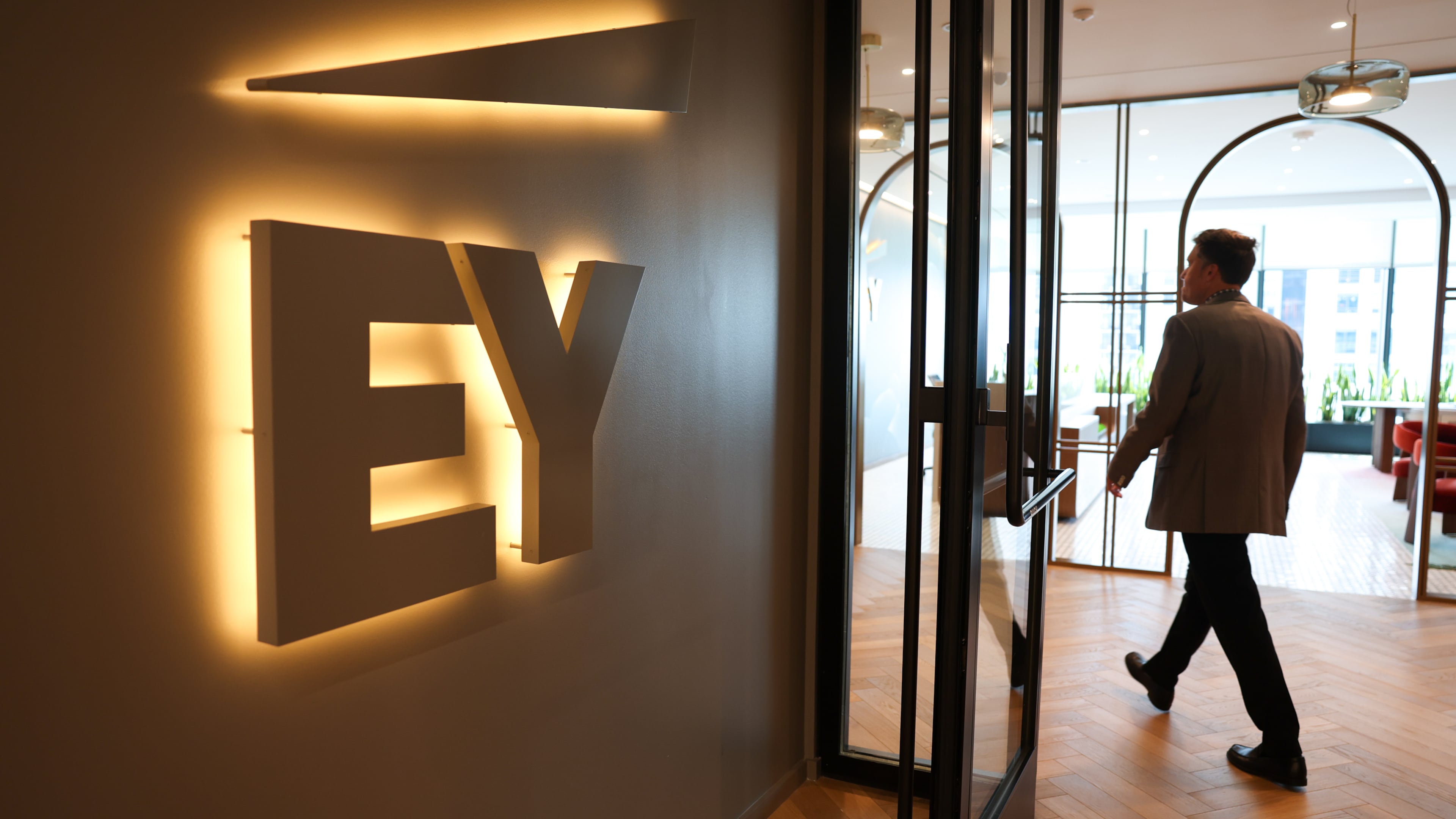 A view of EY’s new offices at Ten Twenty Spring in Atlanta on Aug. 26, 2026. (Arvin Temkar/AJC)