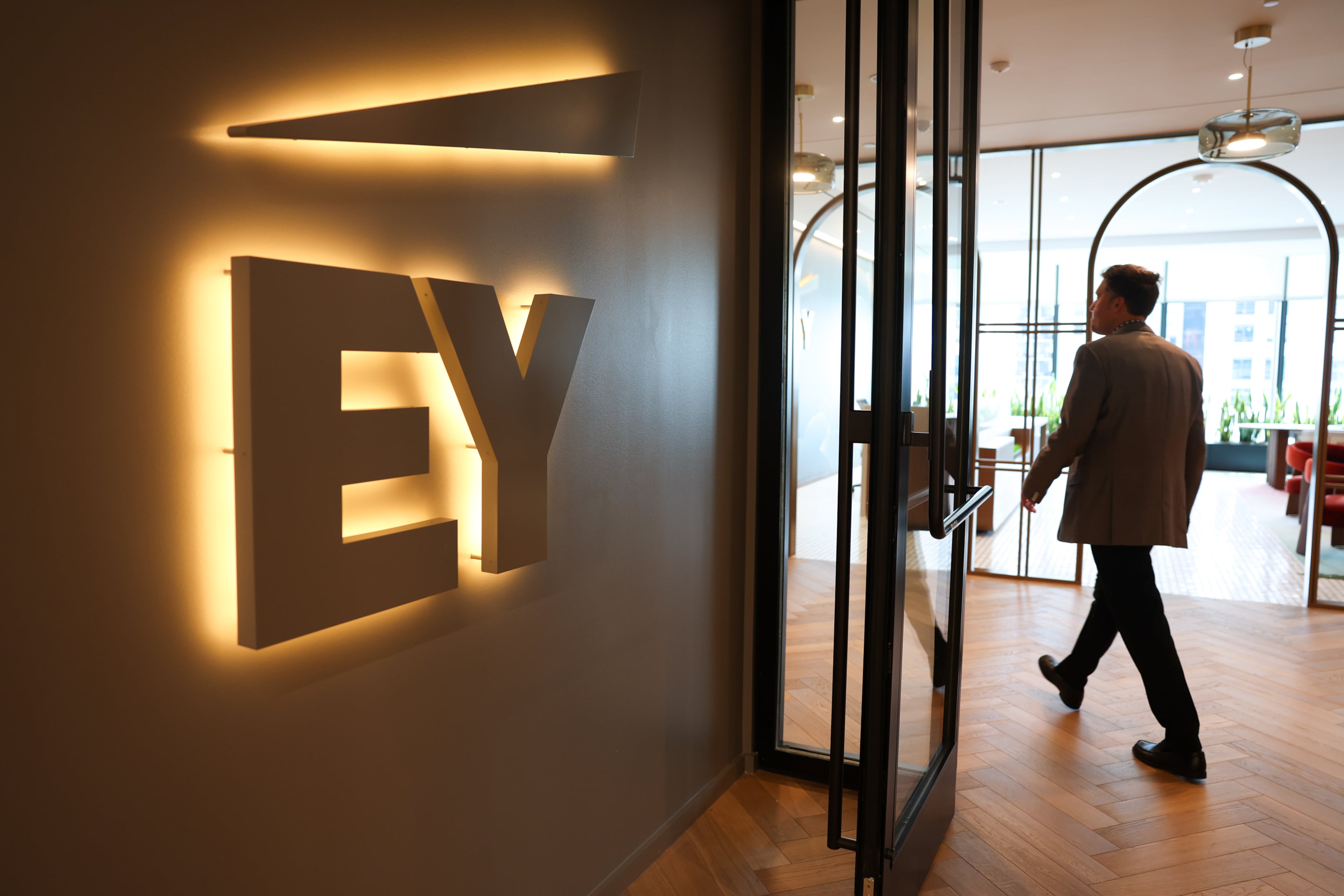 A view of EY’s new offices at Ten Twenty Spring in Atlanta on Aug. 26, 2026. (Arvin Temkar/AJC)