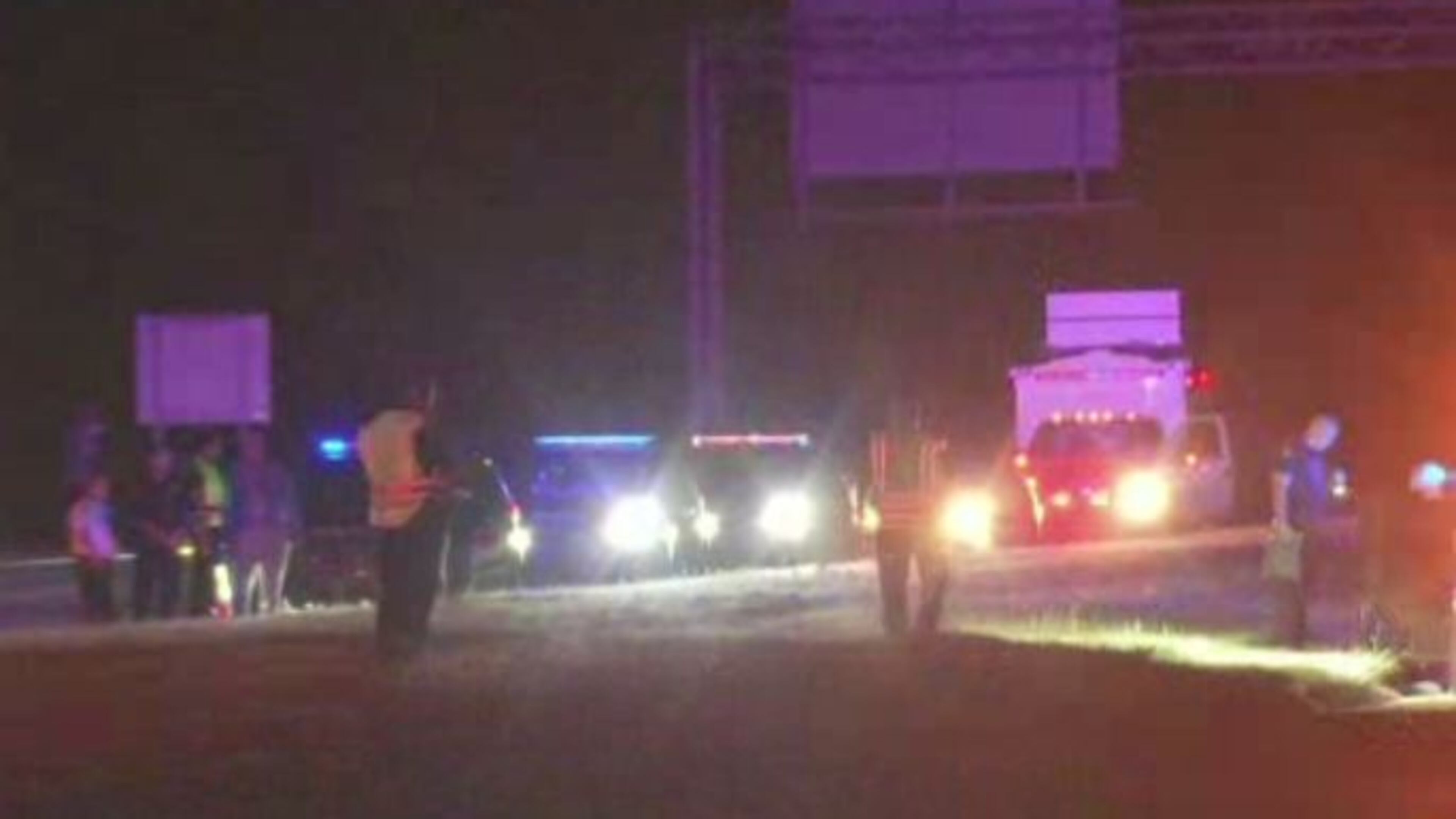 The victim was found Thursday night lying in a grassy median along Langford Parkway near the entrance to northbound I-285.