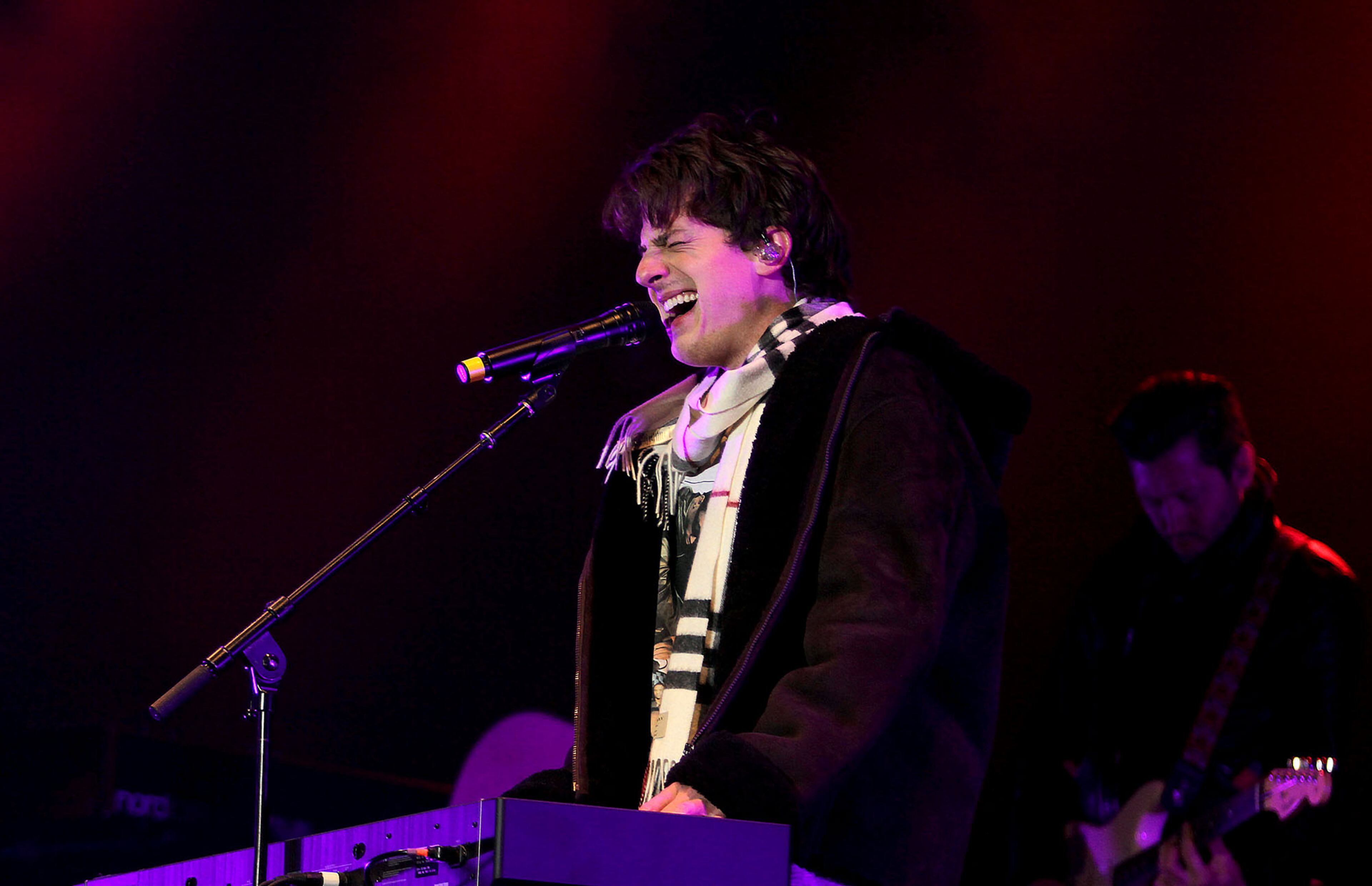 January 6, 2018 - ATLANTA: Charlie Puth performing at the AT&T Playoff Playlist Live! concert series pre-game celebrations at Centennial Olympic Parks for the UGA vs Alabama College Football Playoff (CFP) championship game on Saturday, January 6, 2018. (Akili-Casundria Ramsess/Eye of Ramsess Media)