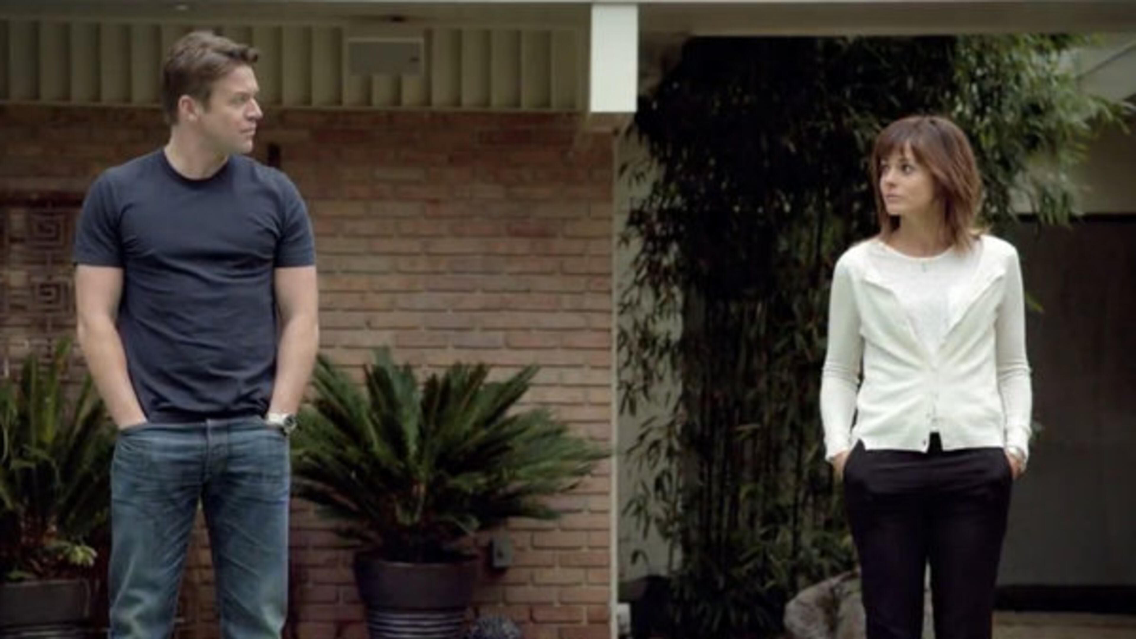 Matt Passmore and Stephanie Szostak star in the new USA series shot in Atlanta "Satisfaction."