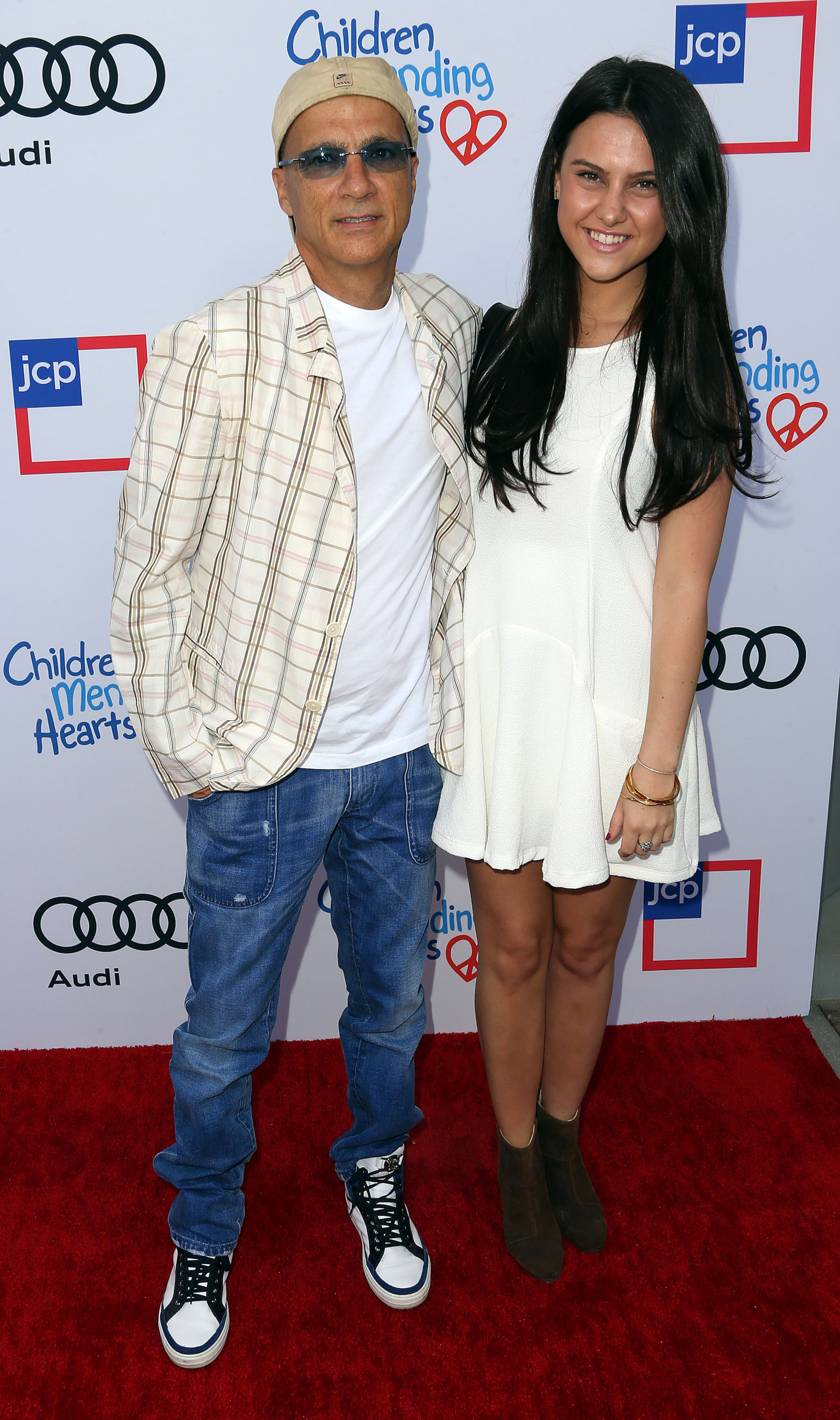 Jimmy Iovine (L) and Jade Iovine attend the First Annual Children Mending Hearts Style Sunday on June 9, 2013 in Beverly Hills, California.