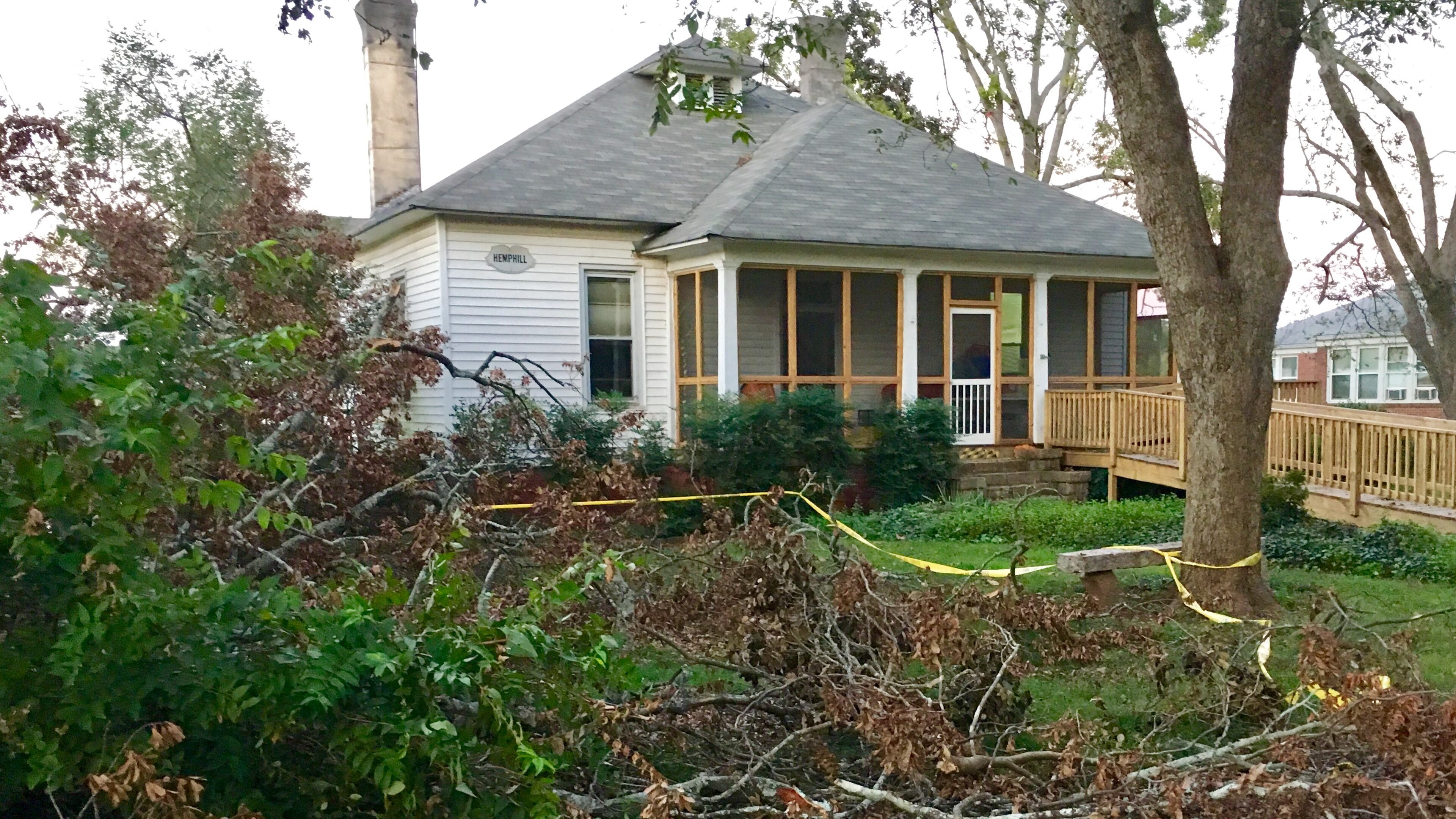 The 114-year old Hemphill Cottage, the United Methodist Children’s Home’s oldest building, narrowly avoided damage from a falling tree during the recent Hurricane Irma storm. The fate of Hemphill and each of the campus’s 31 buildings will get determined by a City of Decatur master plan that should finish by next summer. Bill Banks for the AJC.