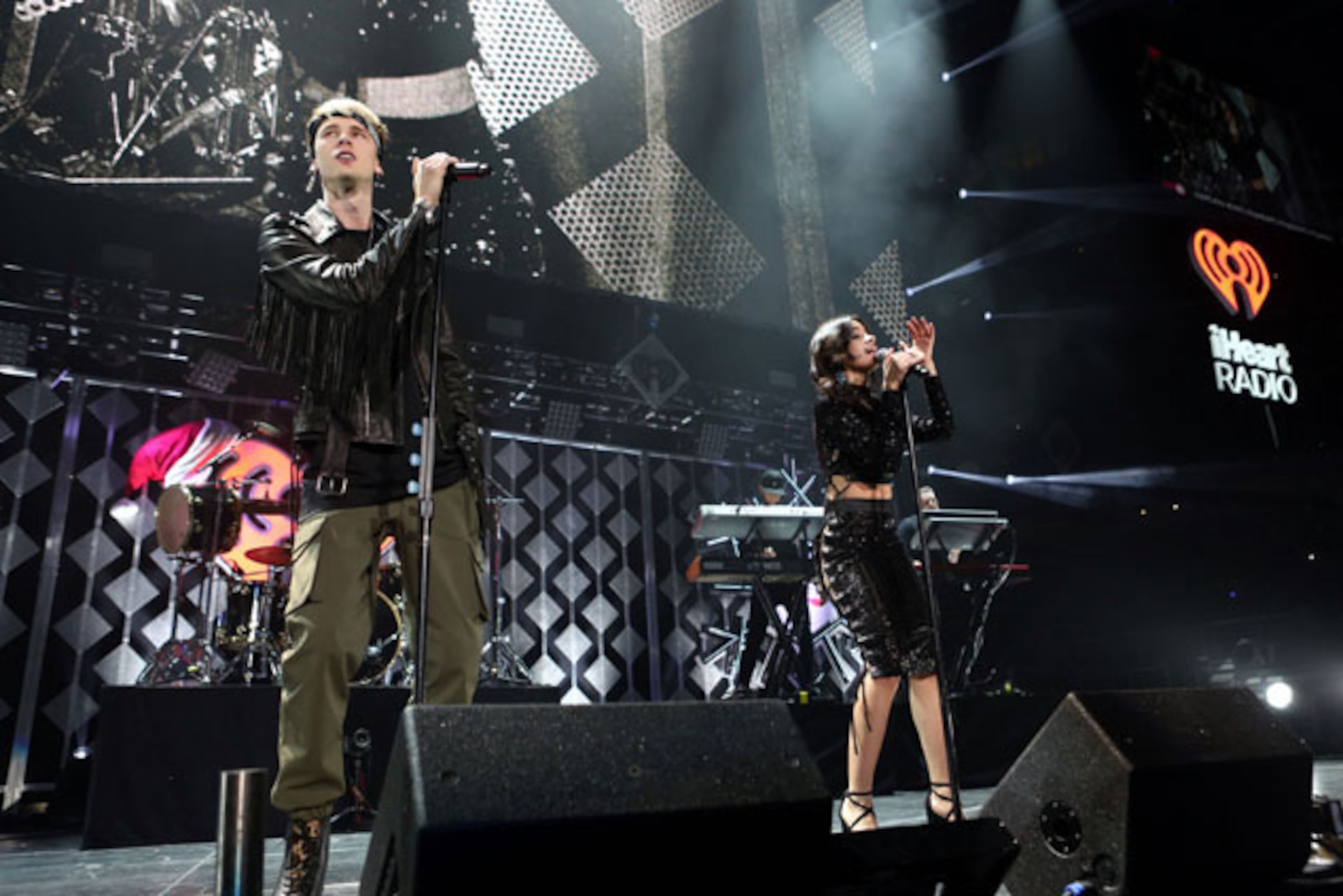 #21 of #30. PLEASE KEEP IN SEQUENTIAL ORDER FOR THE CONTINUITY OF THE GALLERY.
-- Machine Gun Kelly and Camila Cabello of Fifth Harmony
The Power 96.1 Jingle Ball took place Friday, December 16, 2016 at sold out Philips Arena. The line-up featured Ariana Grande, The Chainsmokers, Fifth Harmony, DNCE, Alessia Cara, Machine Gun Kelly, Daya and Lukas Graham.
Robb Cohen Photography & Video /www.RobbsPhotos.com