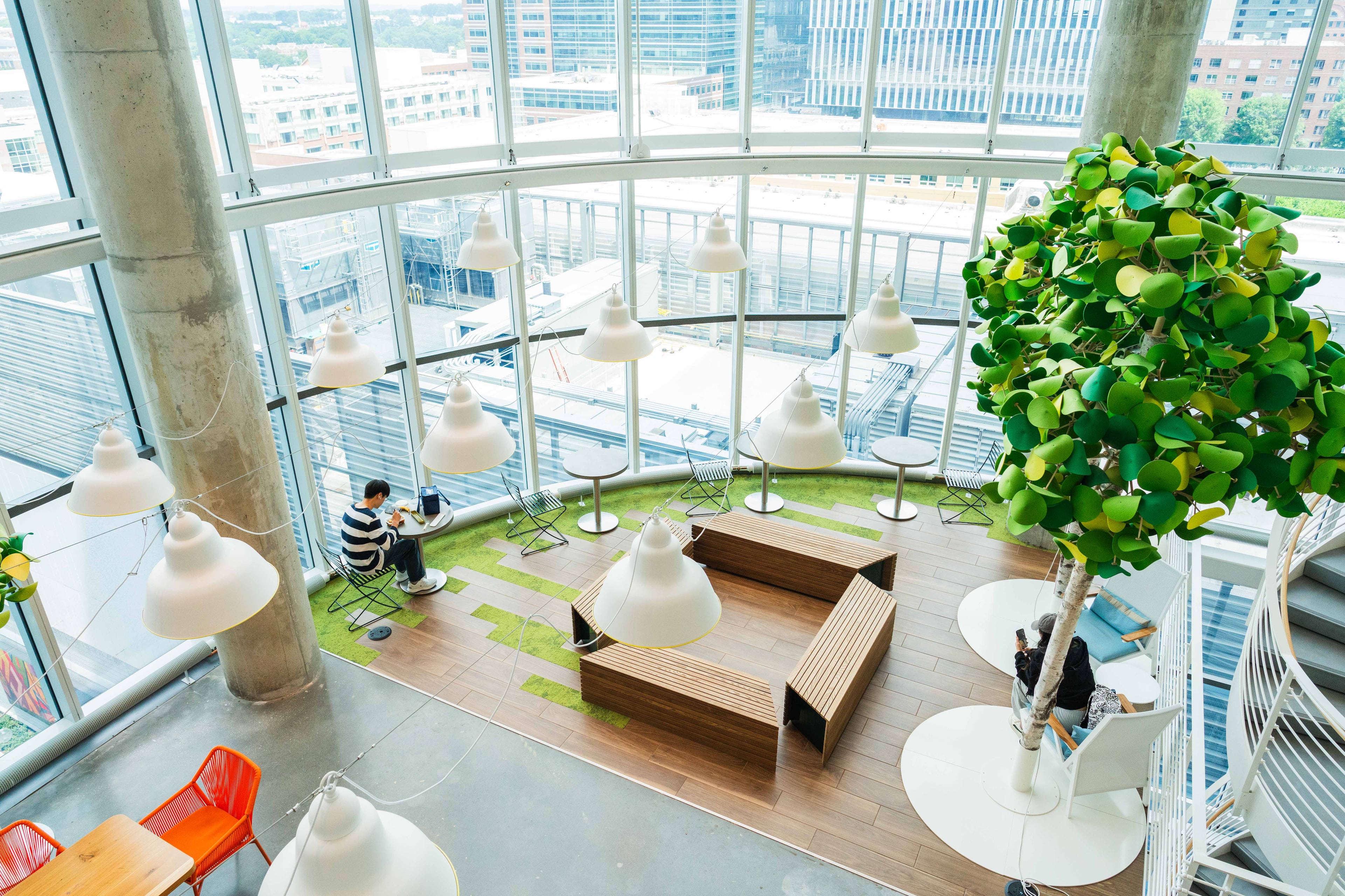 Coda at Tech Square is a business incubator close to Georgia Tech's campus in Midtown. (Courtesy of Portman Holdings)